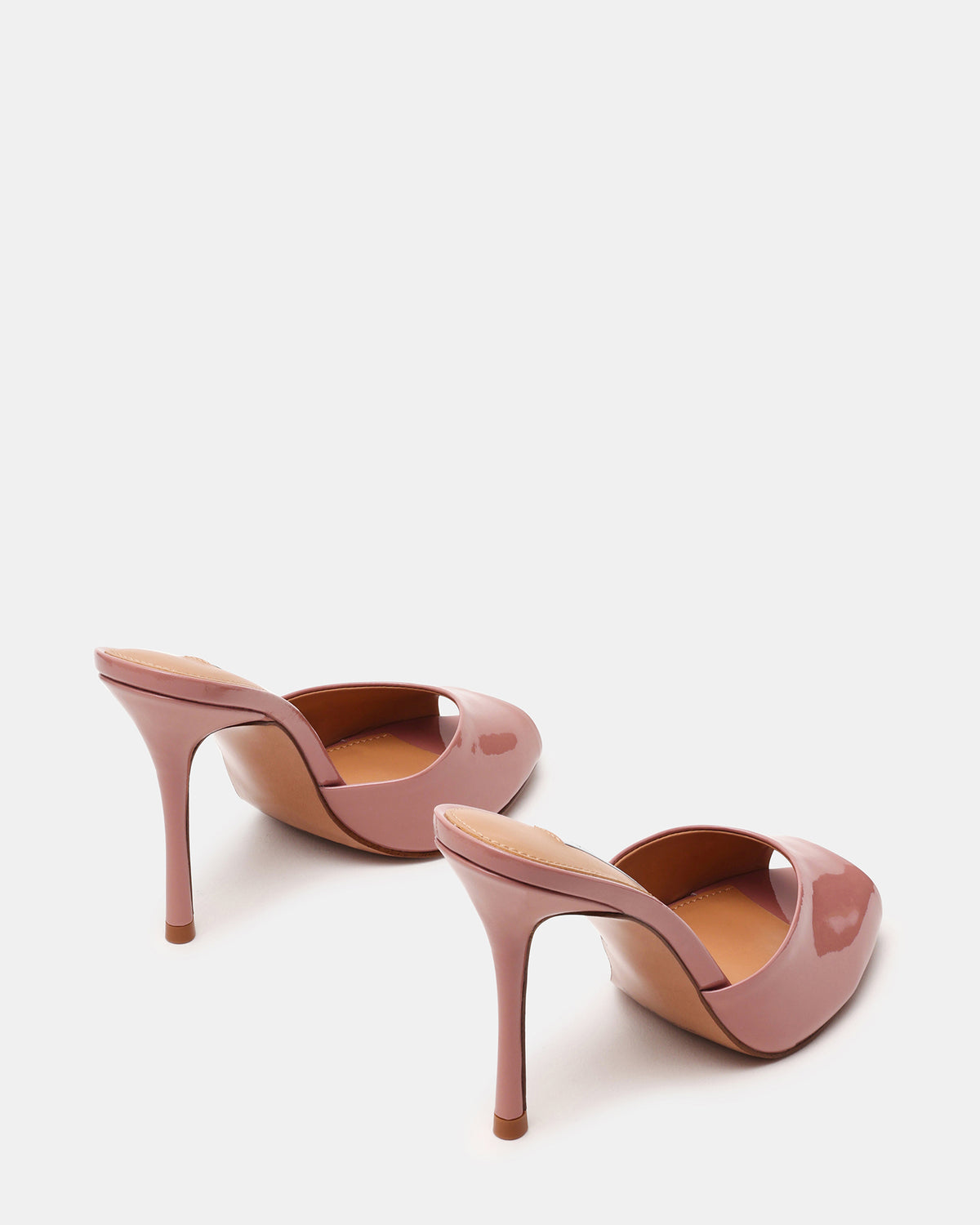 PRIYA Dark Blush Patent Mule Women's Heel | Steve Madden Special Offer