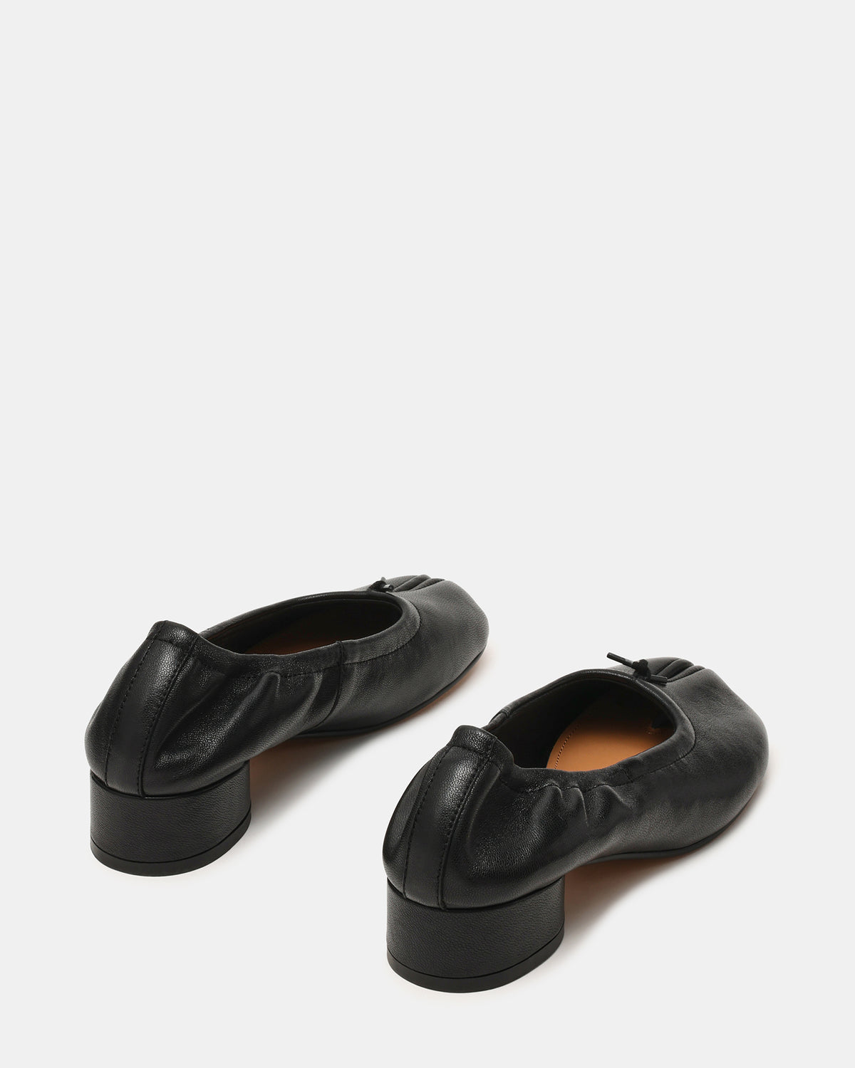 CYRA Black Leather Split Toe Tabi Women's Heel | Steve Madden Discount