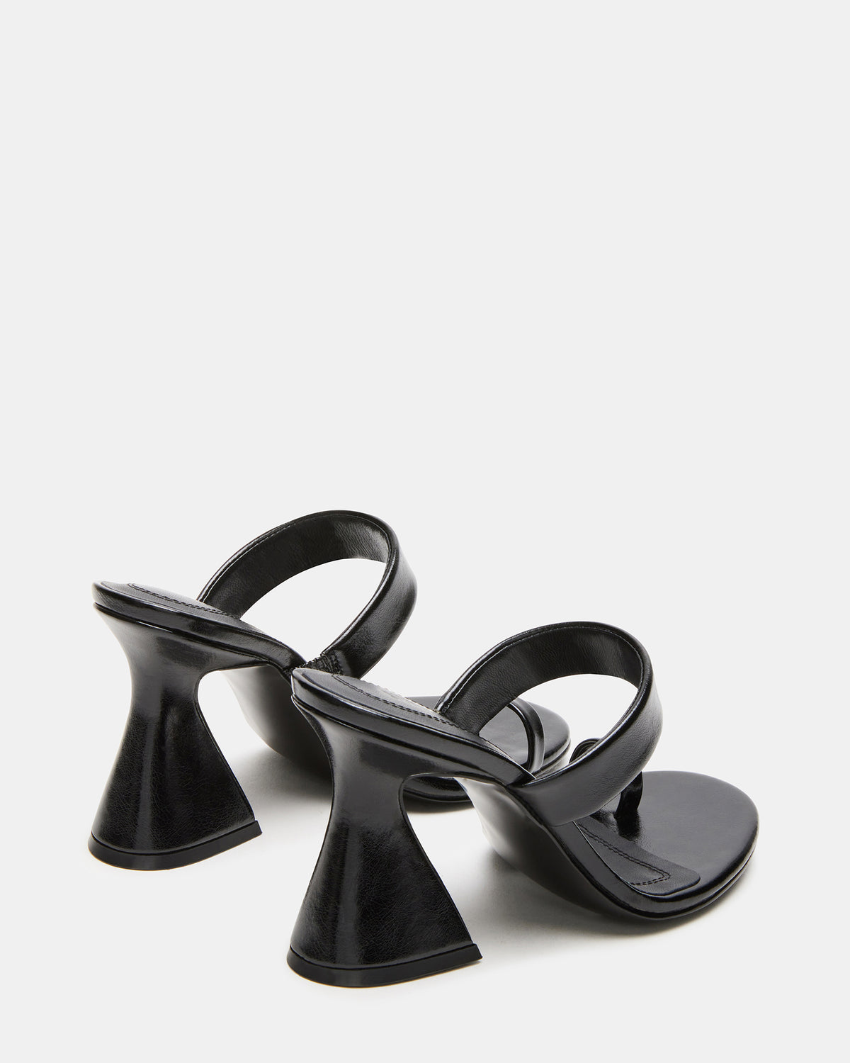 RENIE Black Women's Open Toe Mule Heel | Steve Madden Smart Buy