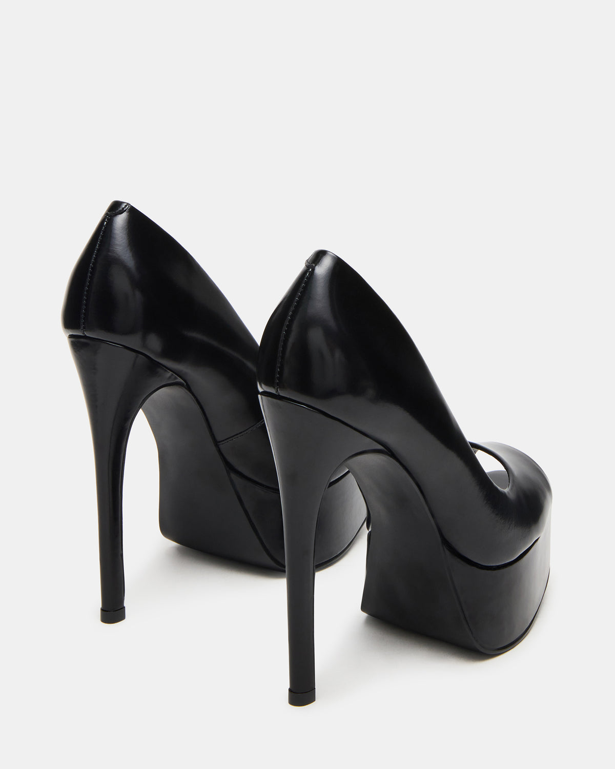 IVES Black Box Platform Square-Toe Stiletto Women's Heel | Steve Madden Trusted