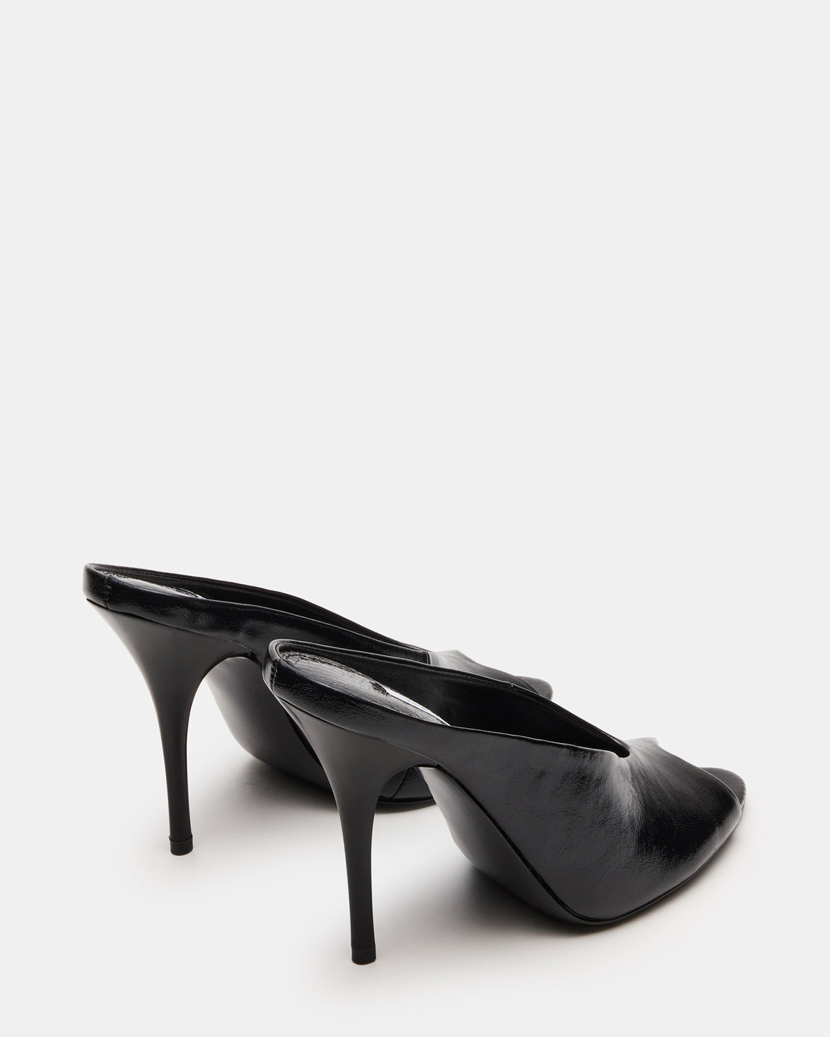 AGAZE Black Peep-Toe Stiletto Women's Heel | Steve Madden Everyday
