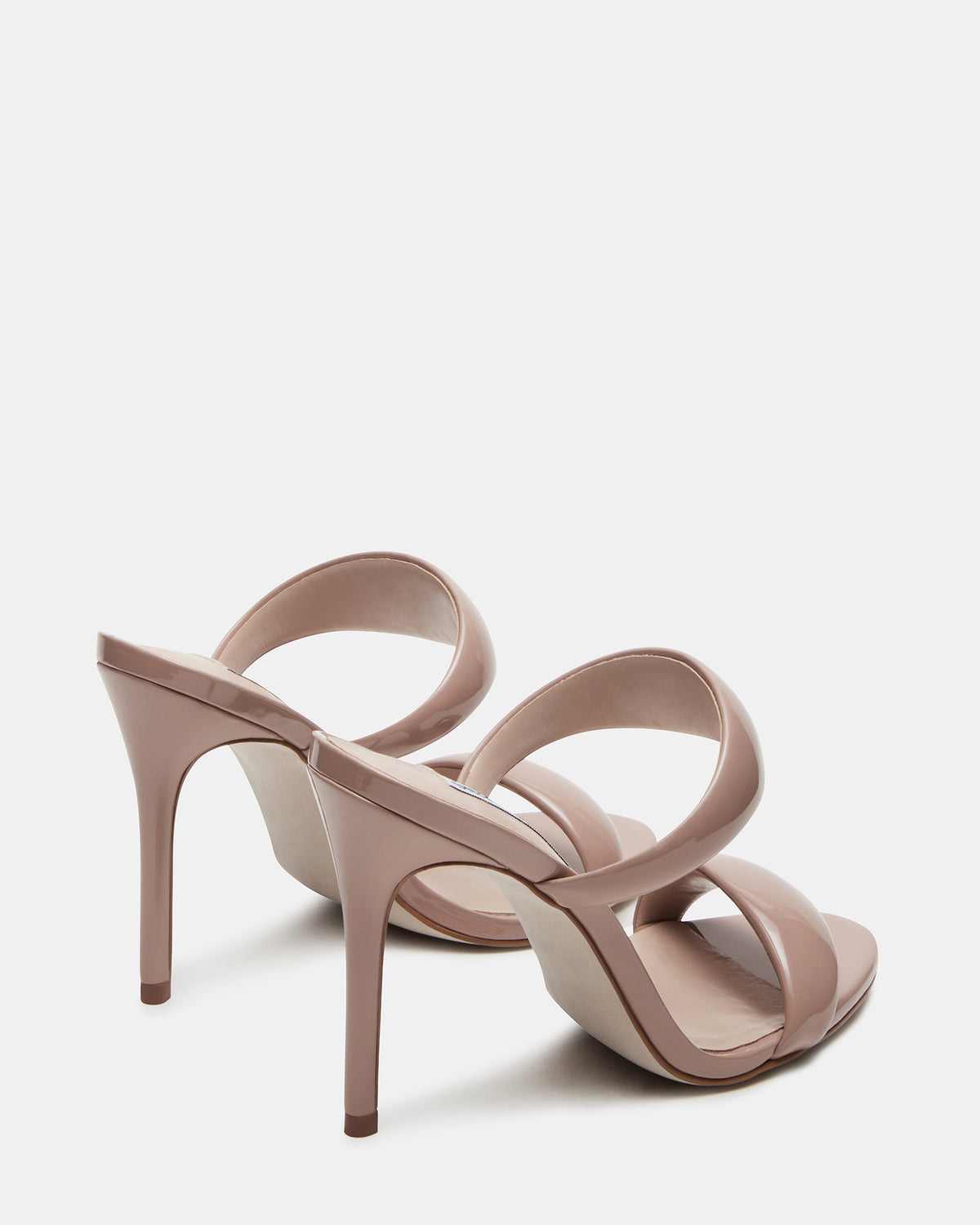 SATURN Blush Patent Stiletto Mule Women's Heel | Steve Madden Classic