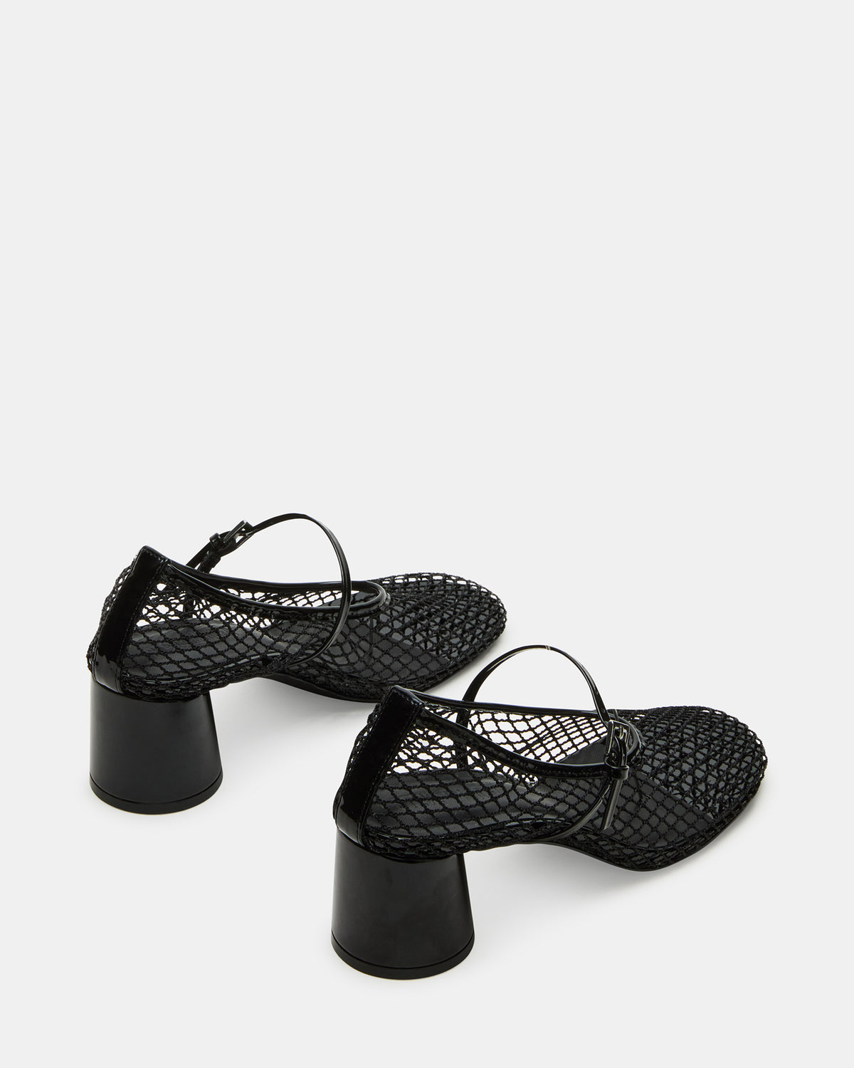 RAYNOR Black Women's Mary Jane Mesh Block Heel | Steve Madden Everyday