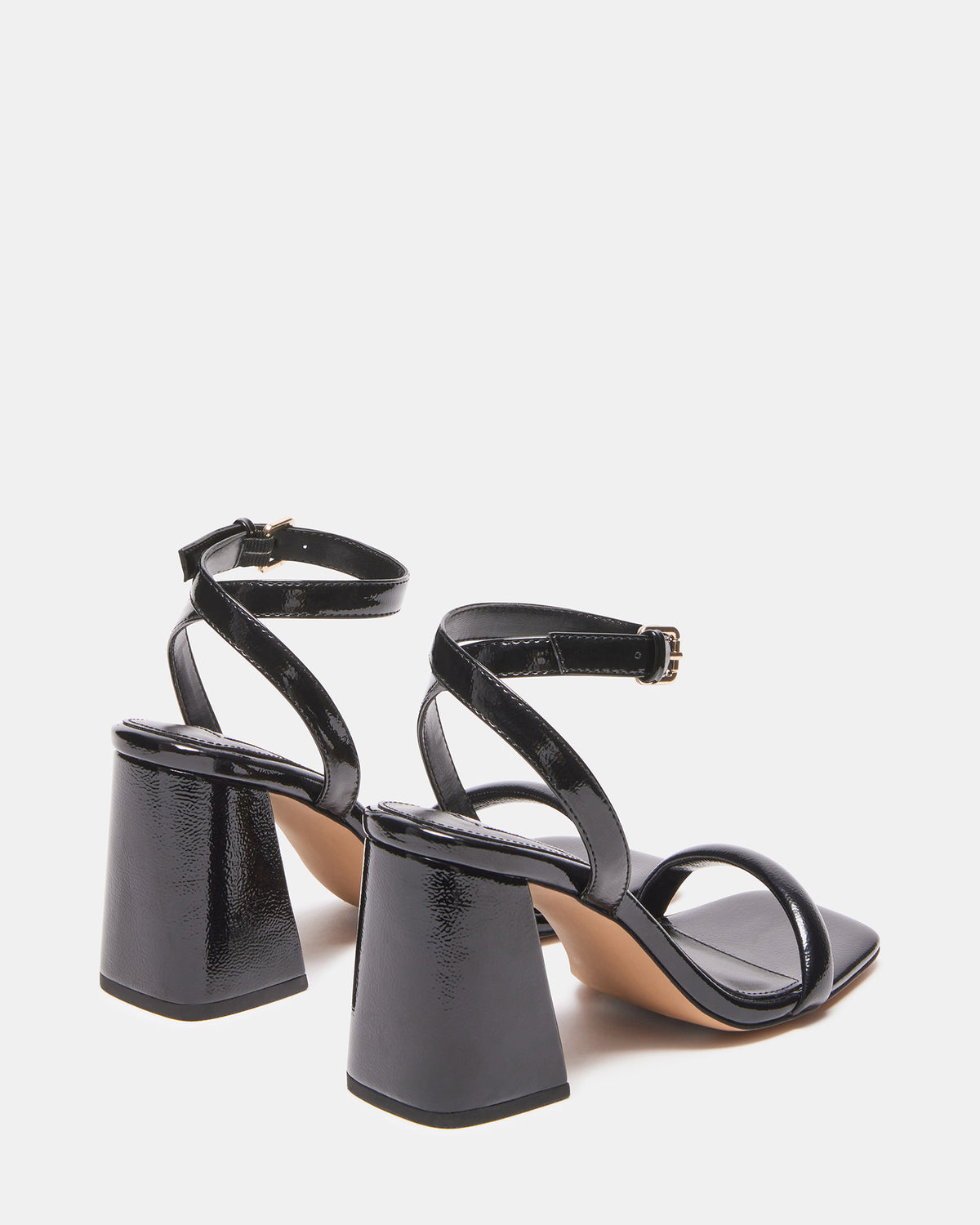 GRETIN Black Square Toe Heels | Women's Heels | Steve Madden Sale