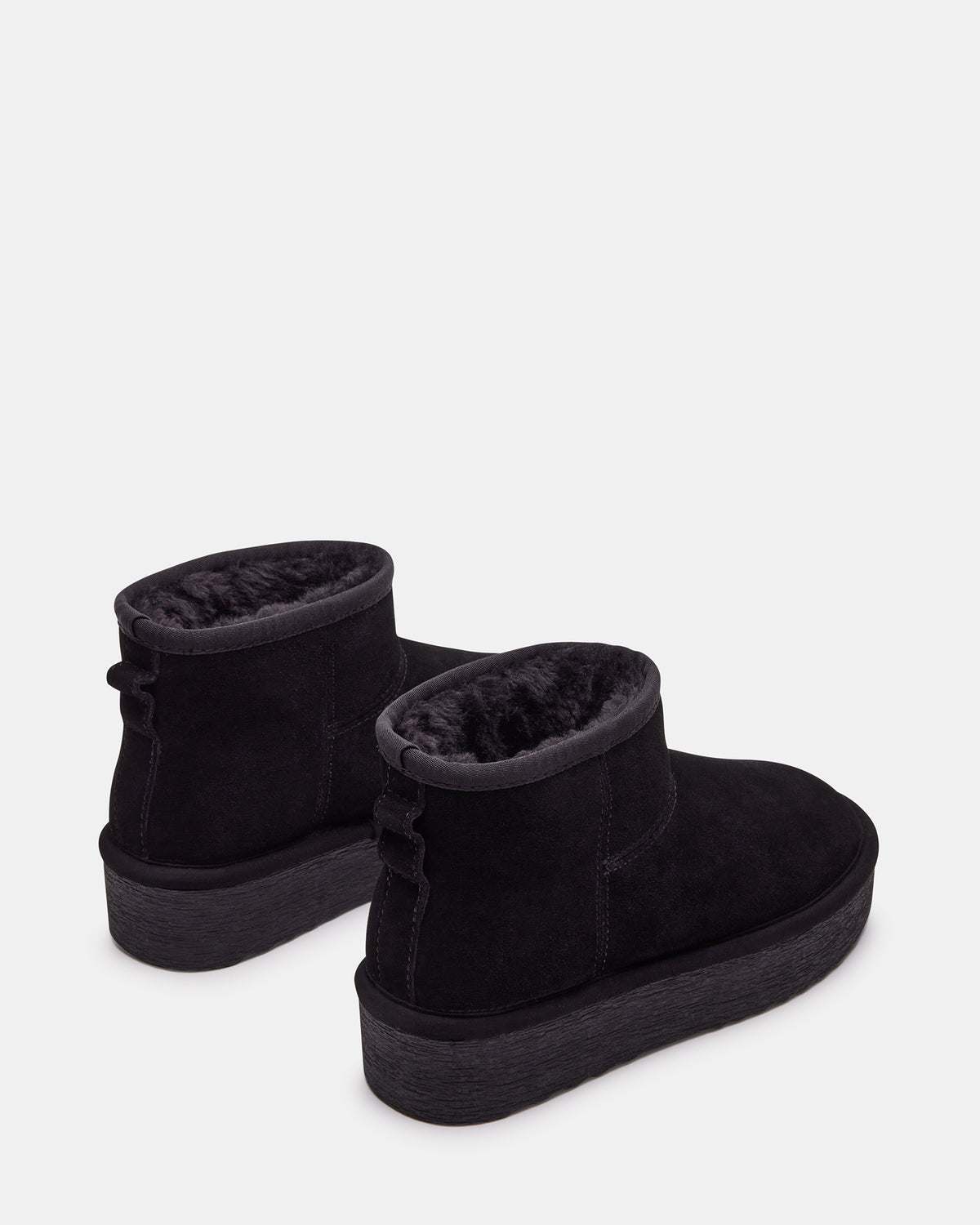 COMFY Black Suede Women's Ankle Boot | Steve Madden Latest