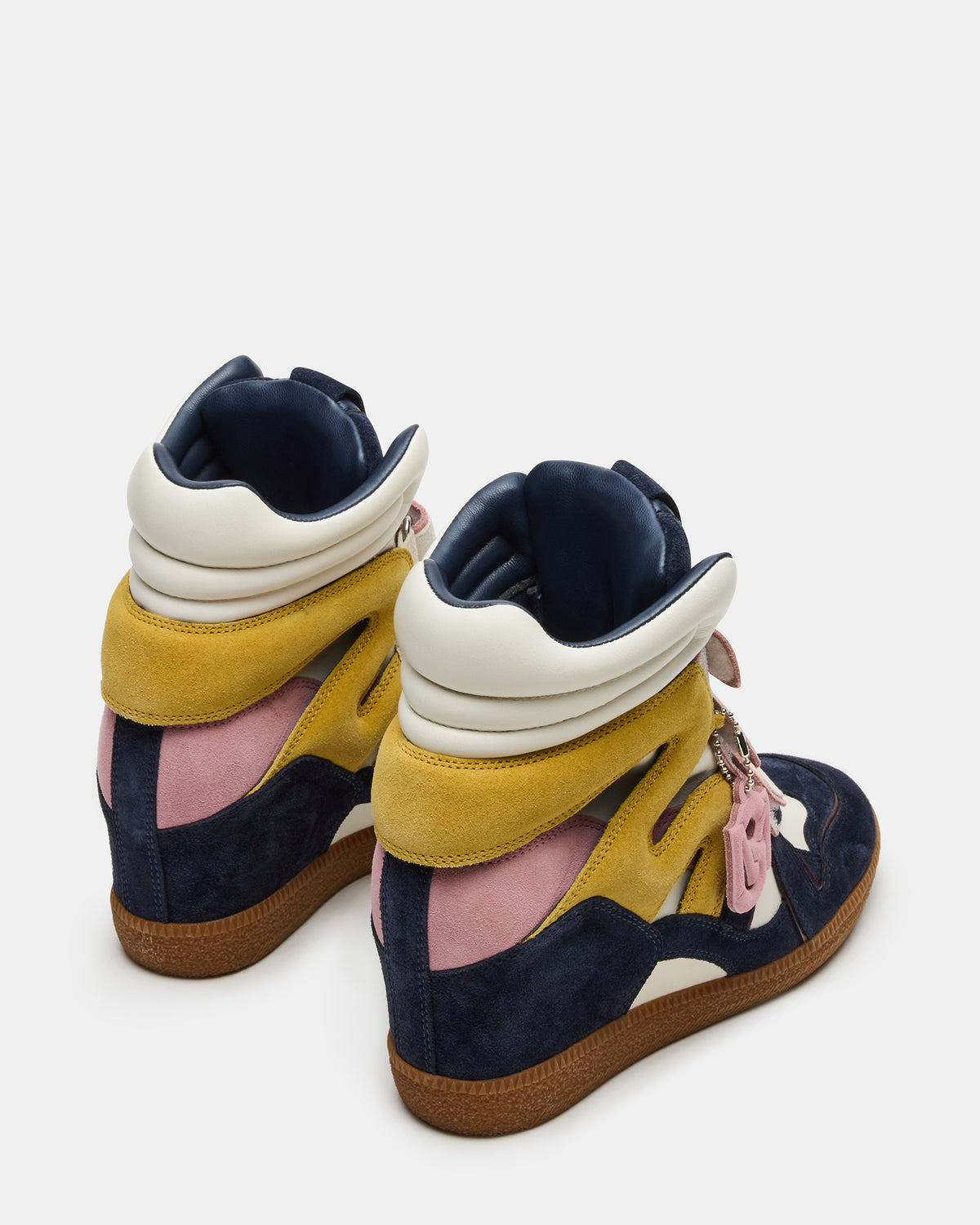 MAVIS Navy Suede High-Top Velcro Women's Sneaker | Steve Madden Hot Sale