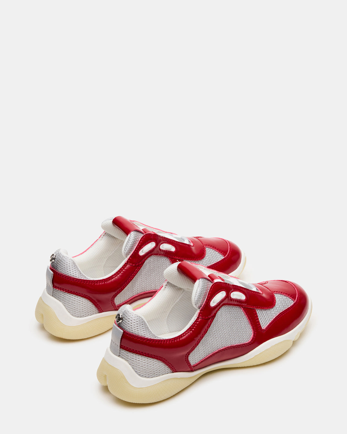DUSTIN Red Mesh Lace-Up Low-Top Women's Sneaker | Steve Madden Hot Sale