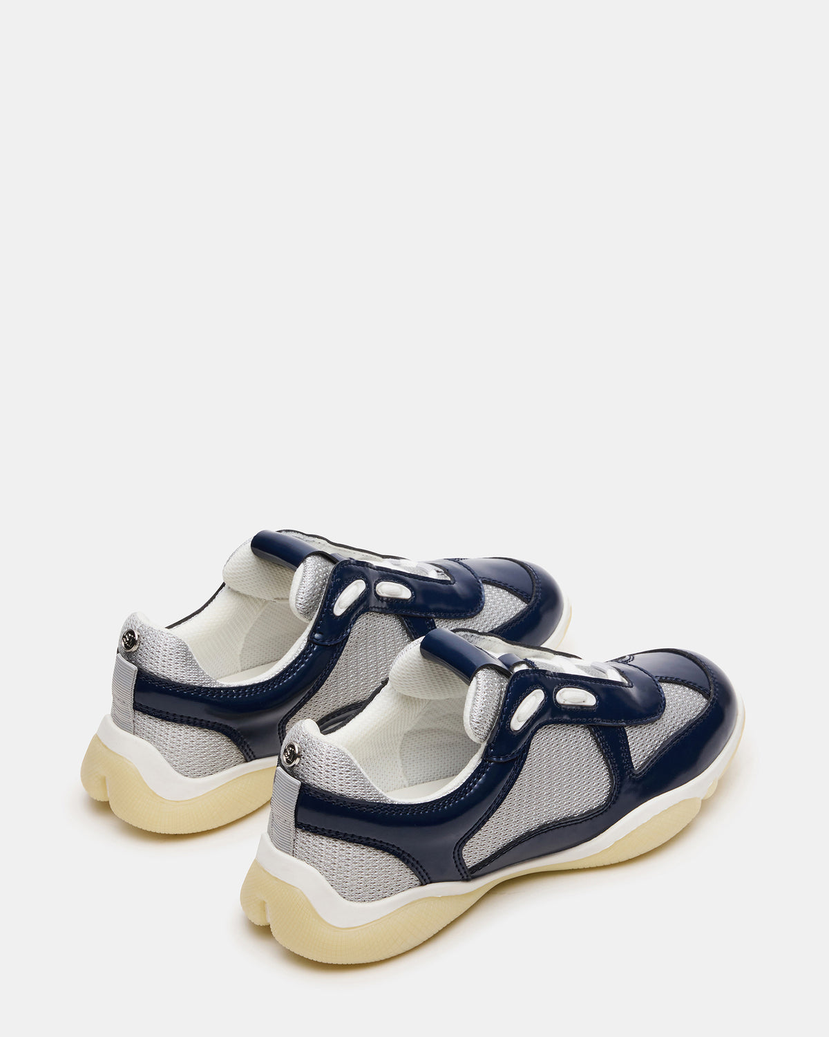 DUSTIN Navy Mesh Lace-Up Low-Top Women's Sneaker | Steve Madden Value