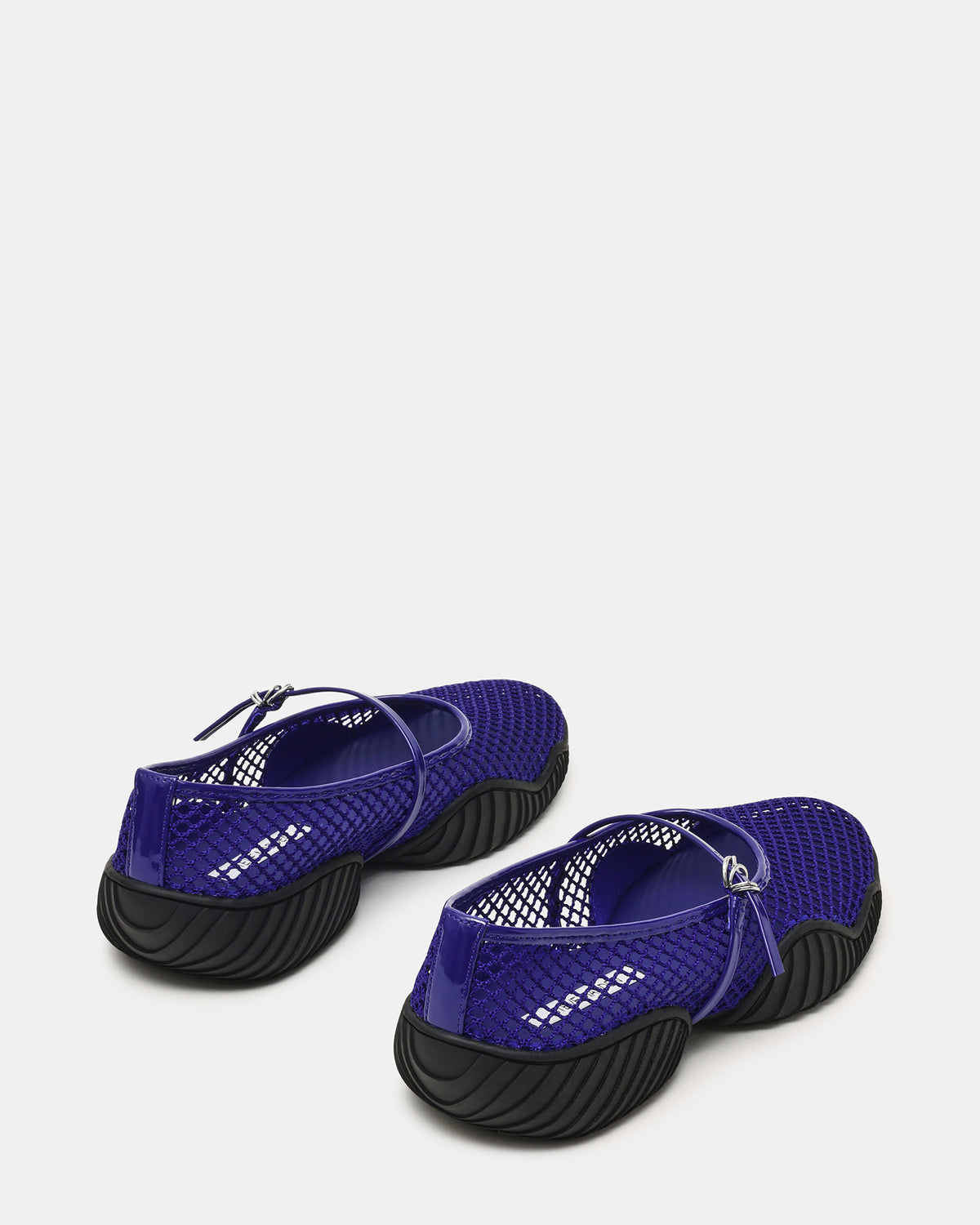 VICKEE Blue Mesh Mary Jane Buckle Chunky Sole Ballet Women's Sneaker | Steve Madden Featured