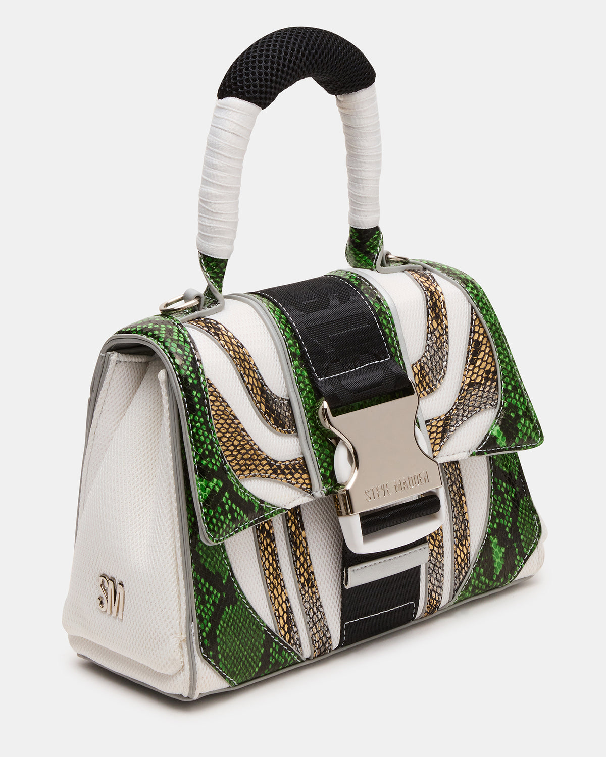 VIPER SNEAKER & DIEGO BAG GREEN METALLIC BUNDLE | Steve Madden Best Seller