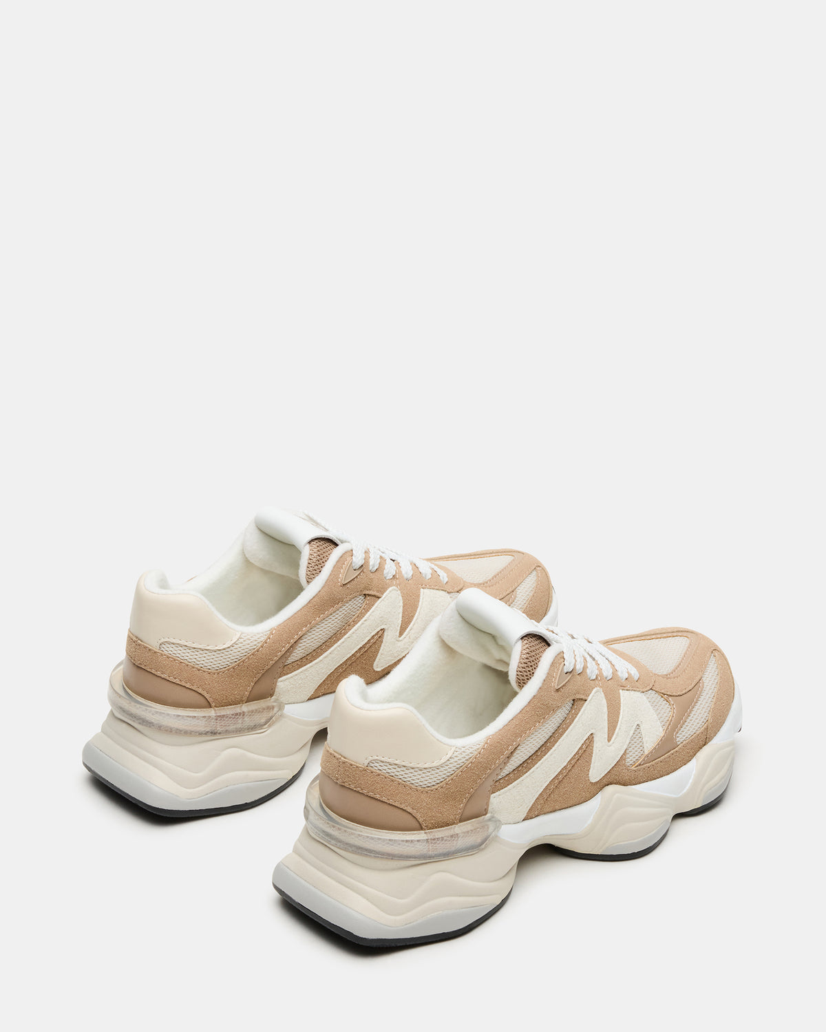 SEBI Taupe Multi Low-Top Lace-Up Women's Sneaker | Steve Madden Trending