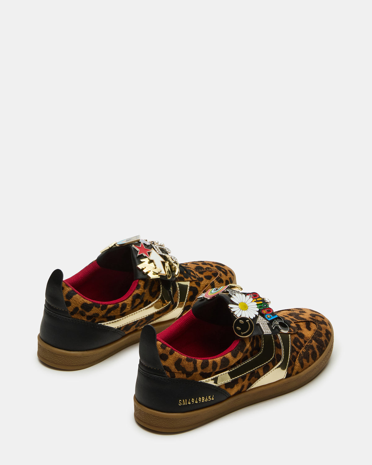 WYATT Leopard Lace-Up Low-Top Pin Women's Sneaker | Steve Madden Premium