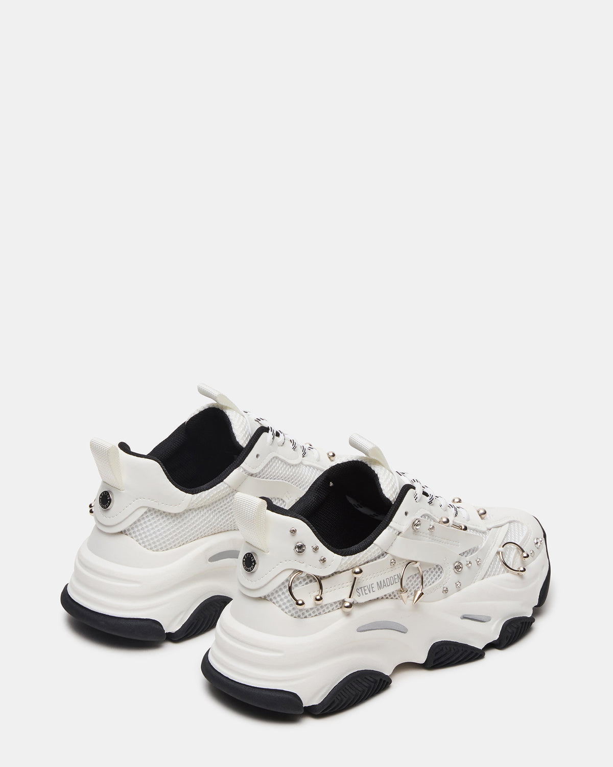 POSSESSION Piercing White Platform Lace-Up Women's Sneaker | Steve Madden Featured