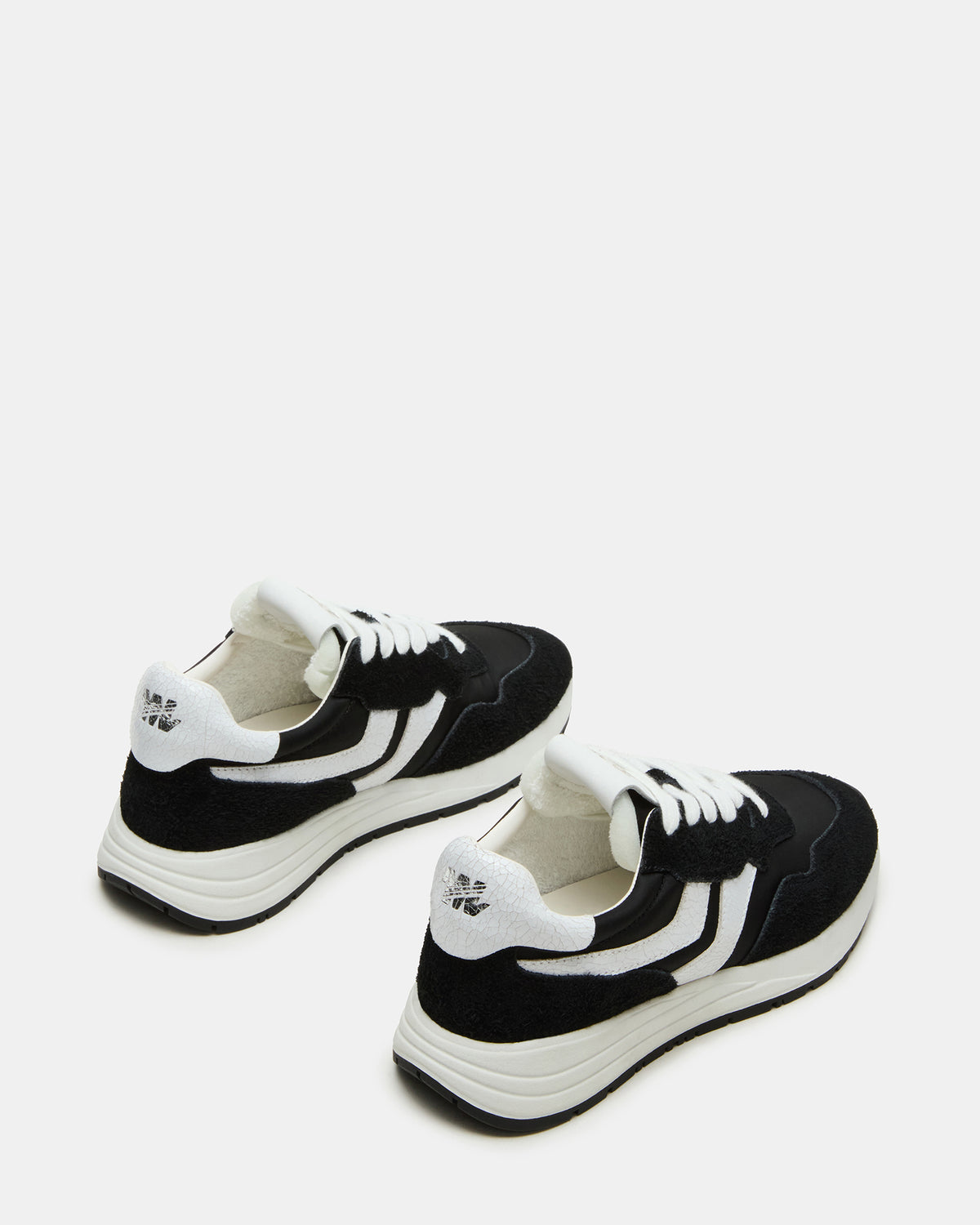BURST Black Multi Women's Low-Top Lace-Up Sneaker | Steve Madden Quality