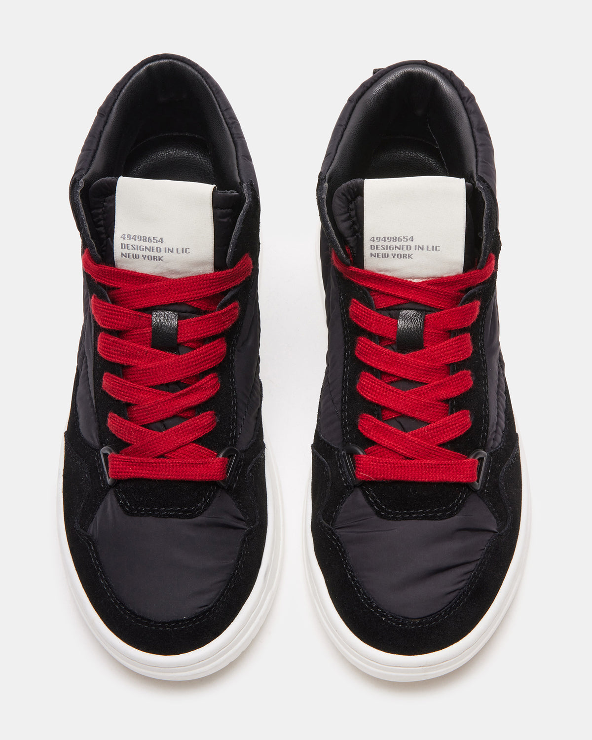 EVERETT Black Multi High-Top Lace-Up Sneaker | Women's Sneakers | Steve Madden Best Price