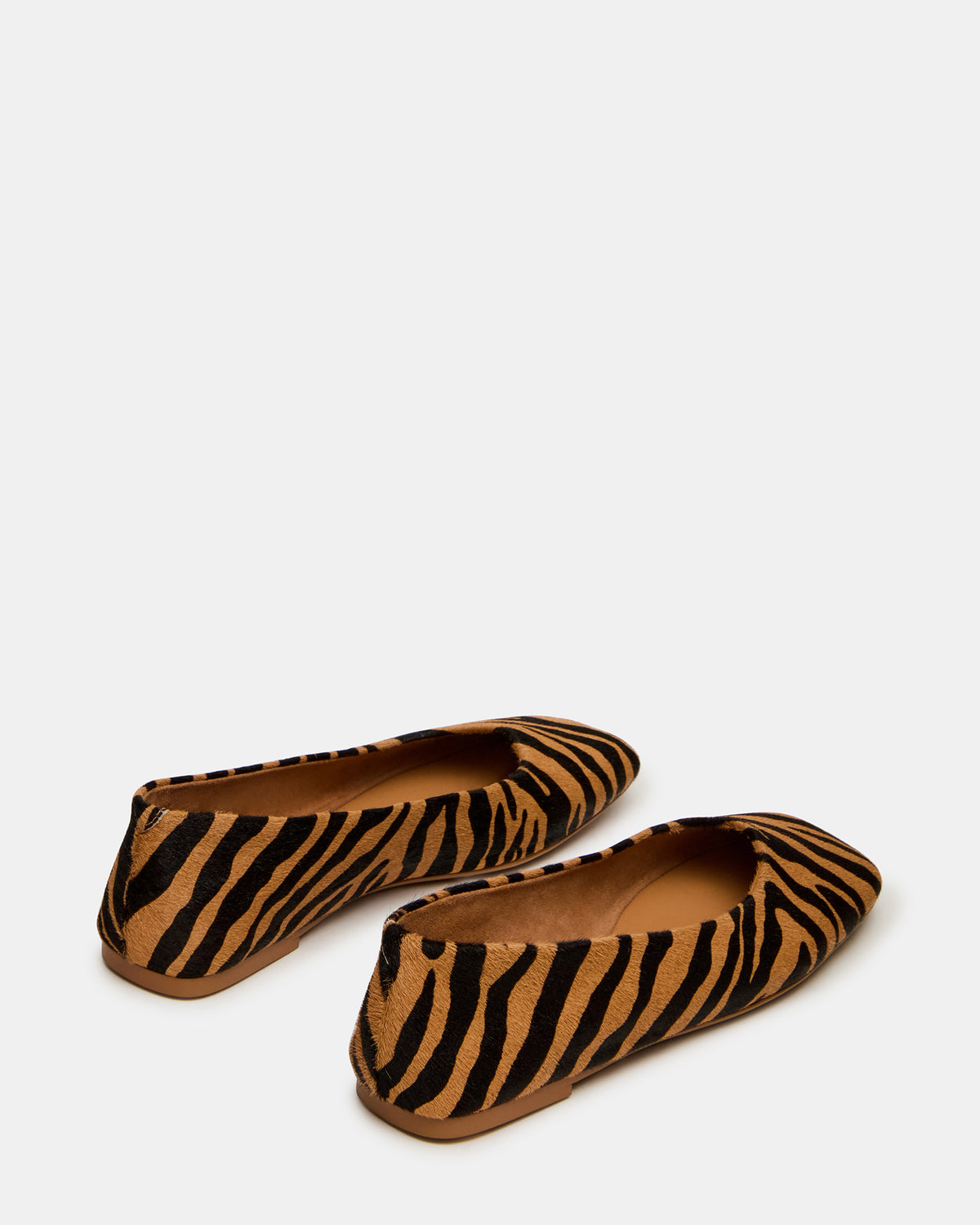 NURTURE Zebra Square-Toe Ballet Women's Flat | Steve Madden Everyday