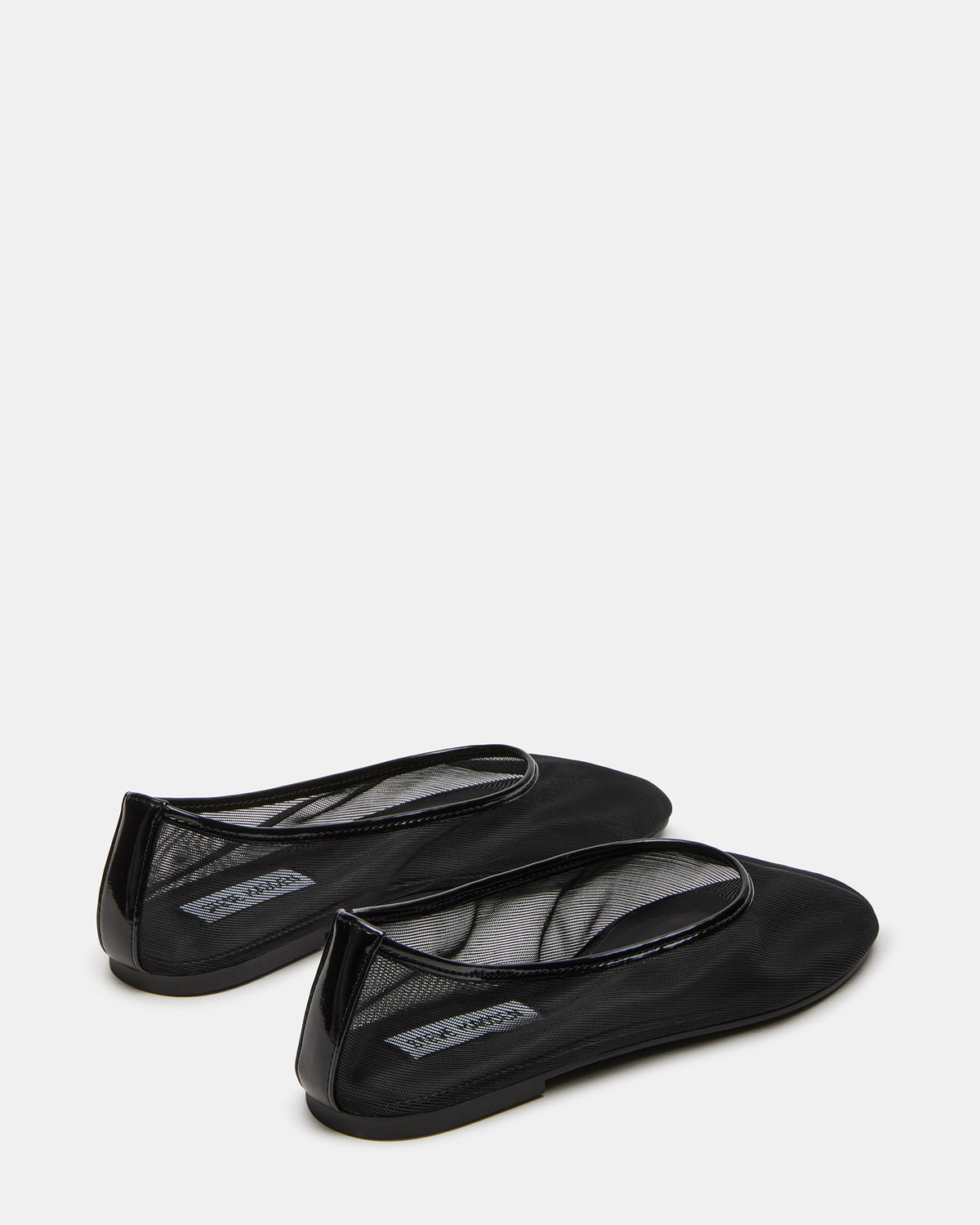 MEADOW Black Mesh Women's Ballet Flats | Steve Madden Essential