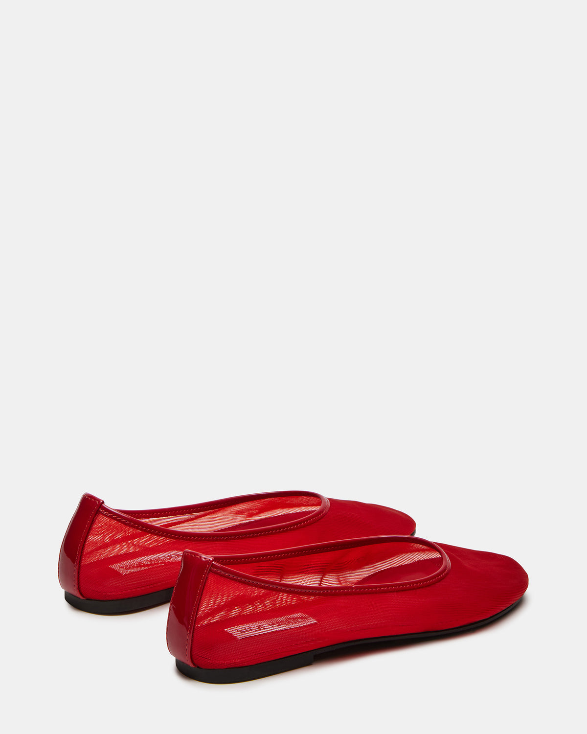 MEADOW Red Mesh Women's Ballet Flats | Steve Madden Trending