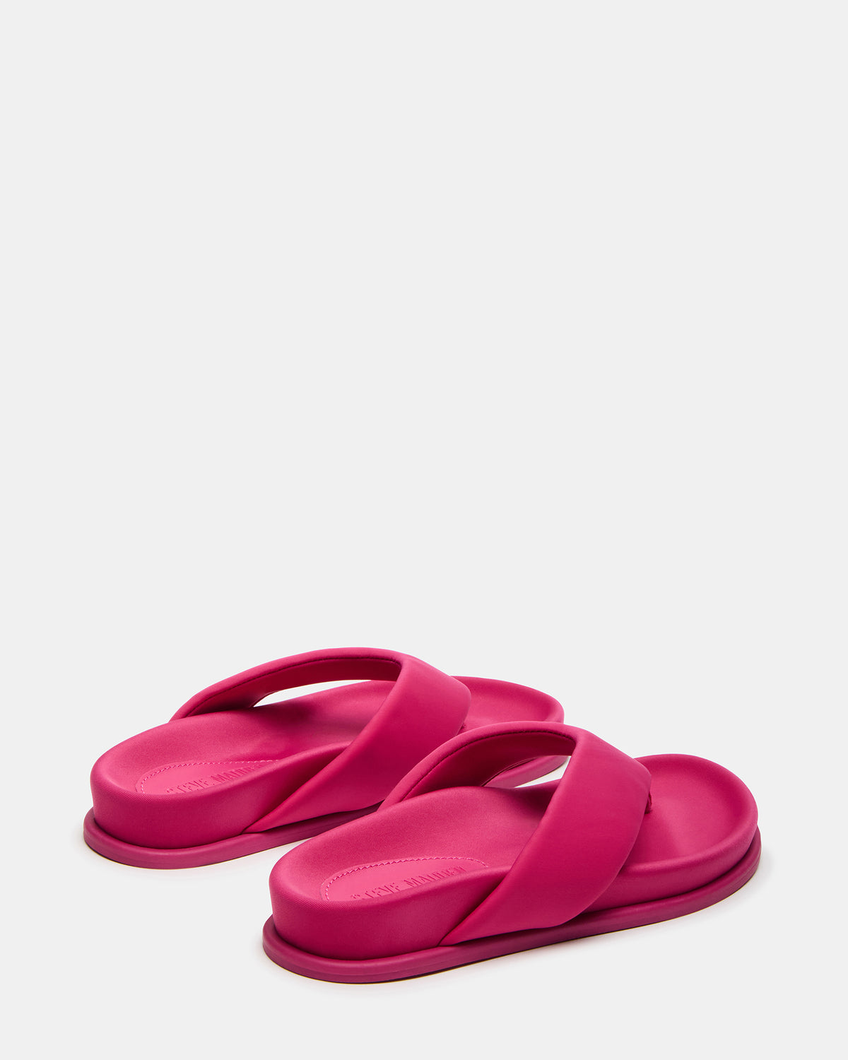 ZINNIA Pink Women's Thong Footbed Sandal | Steve Madden Premium