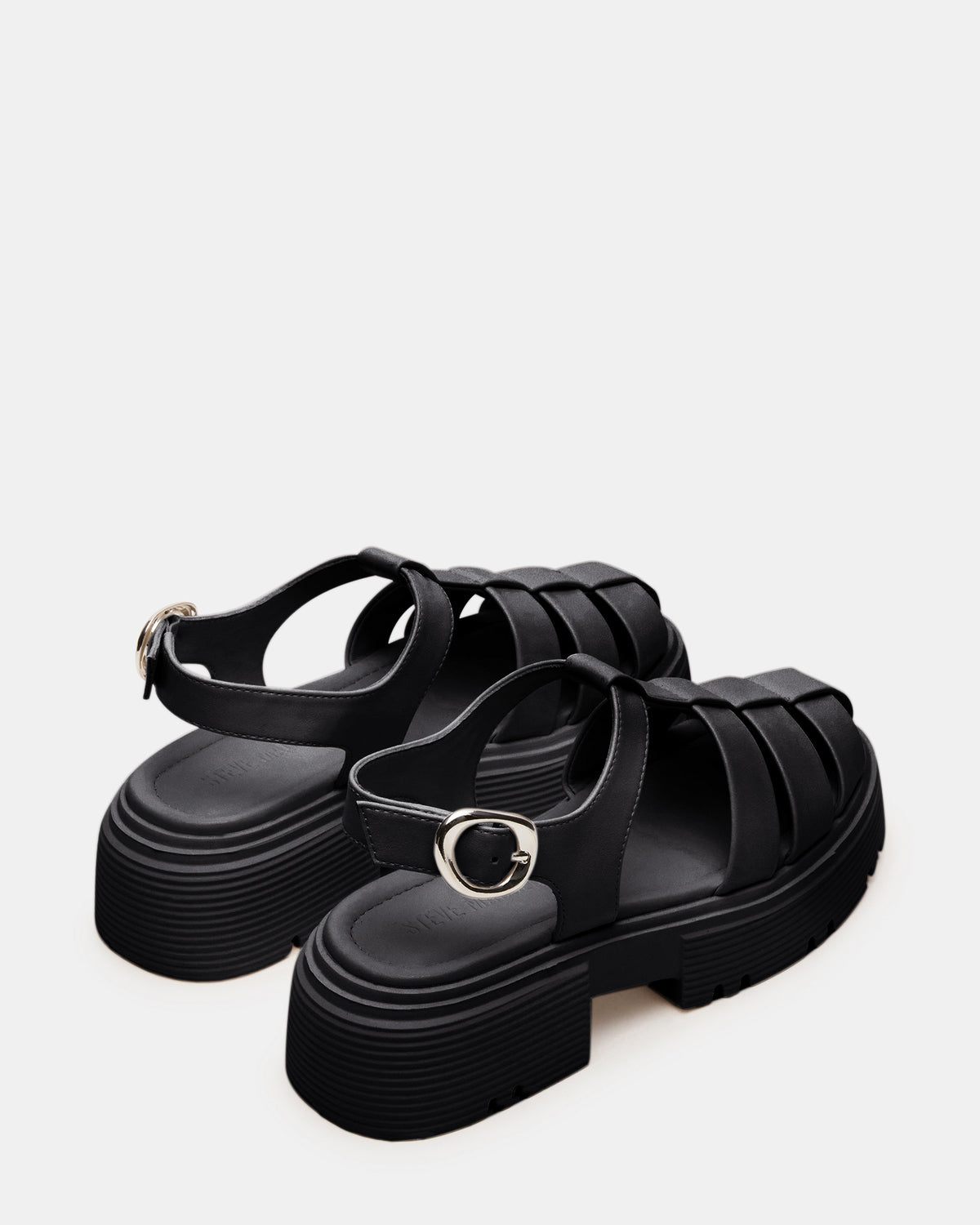 BASS Black Platform Fisherman Women's Sandal | Steve Madden Top Pick