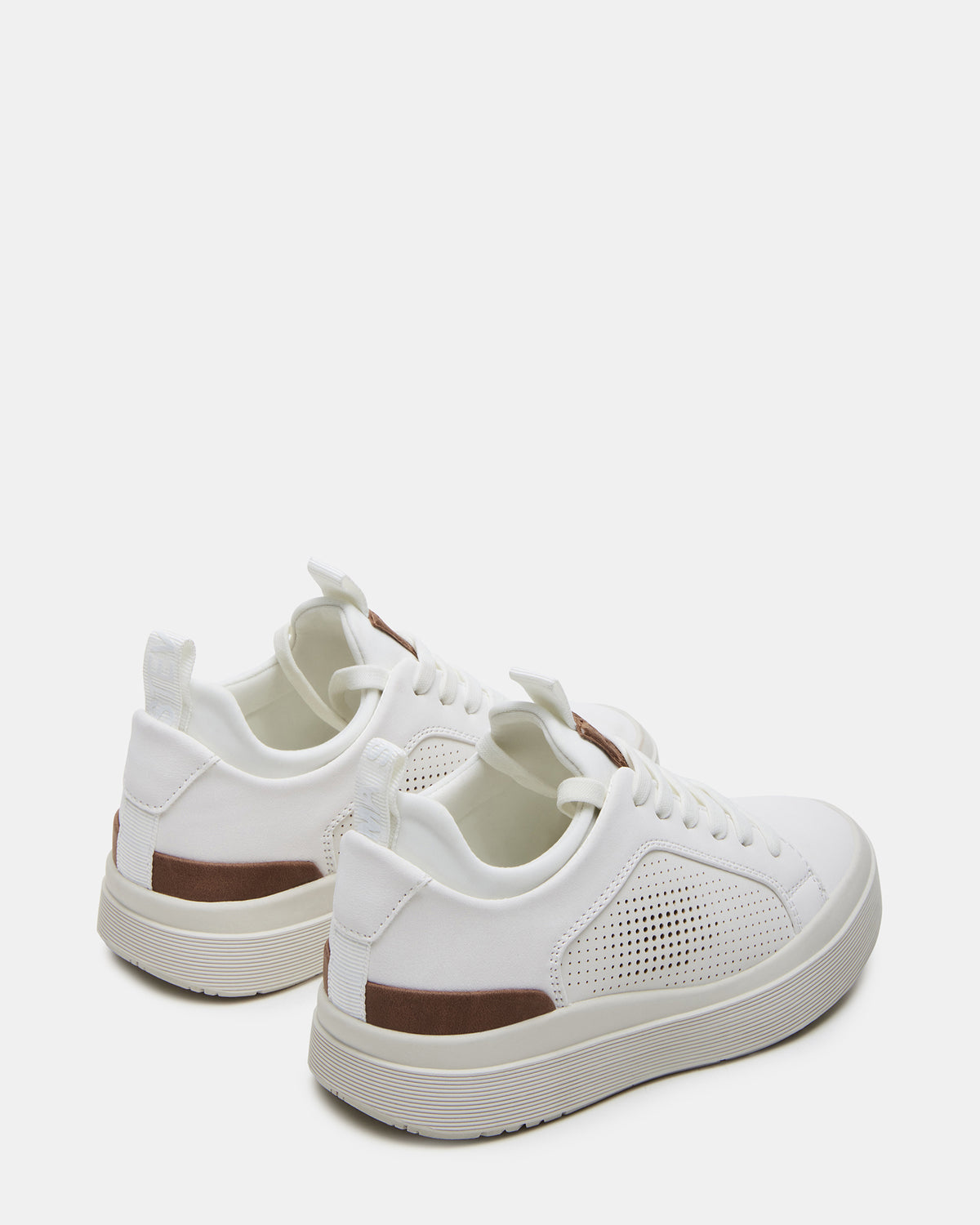 Kids' OASYS White Boys' Low-Top Lace-Up Sneakers | Steve Madden Exclusive