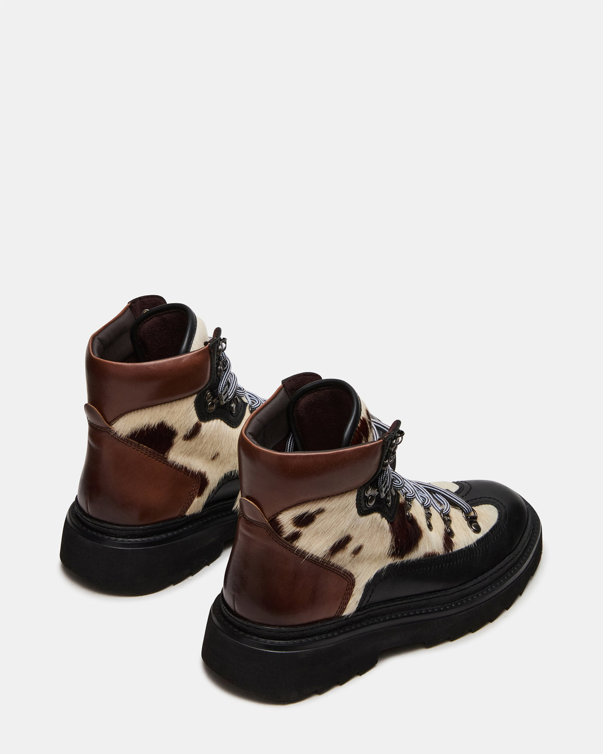 YOSEMITE Brown Multi Lace-Up Lug Men's Ankle Boot | Steve Madden Trusted