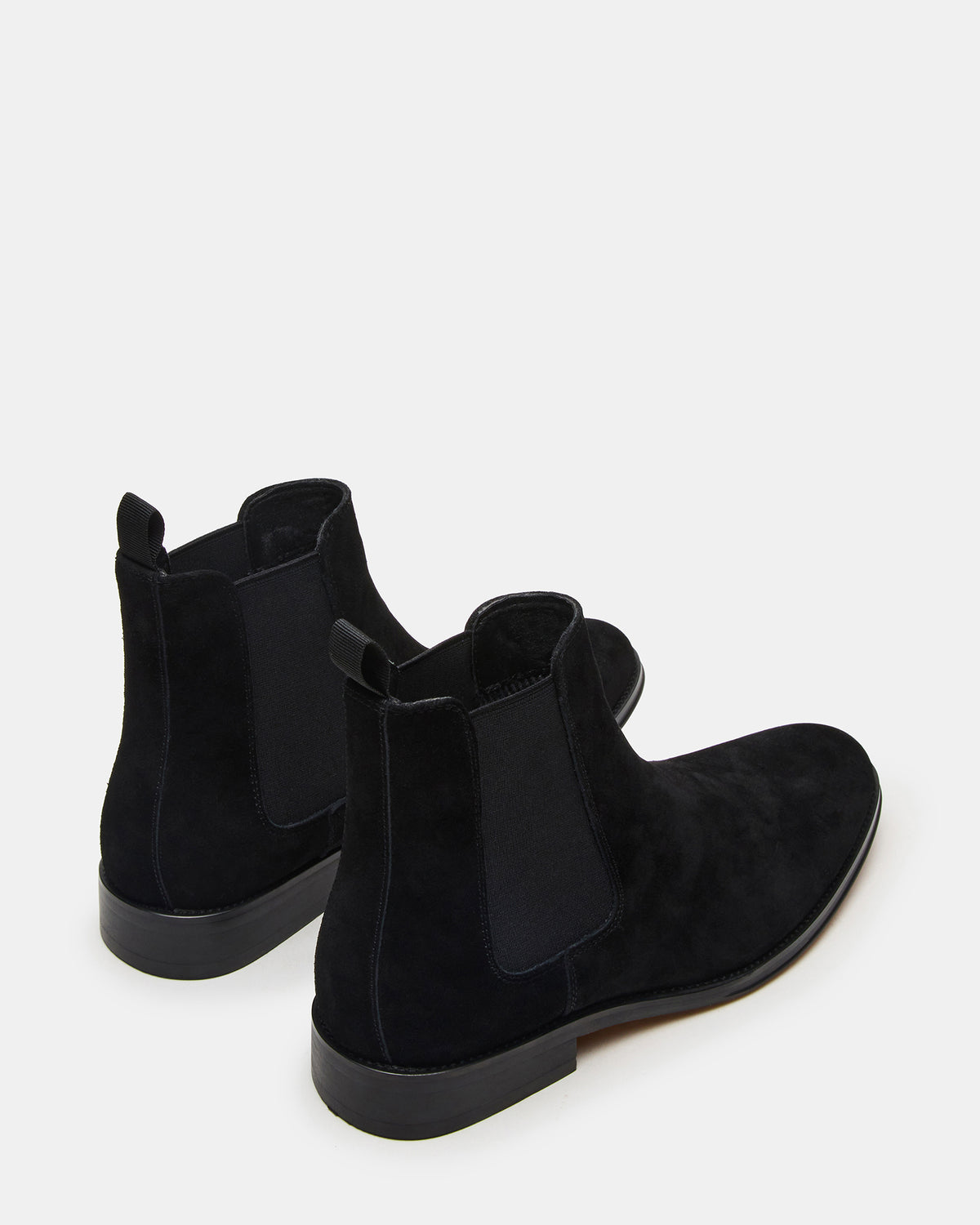 ALDAIR Black Suede Chelsea Men's Ankle Boot | Steve Madden Best Seller