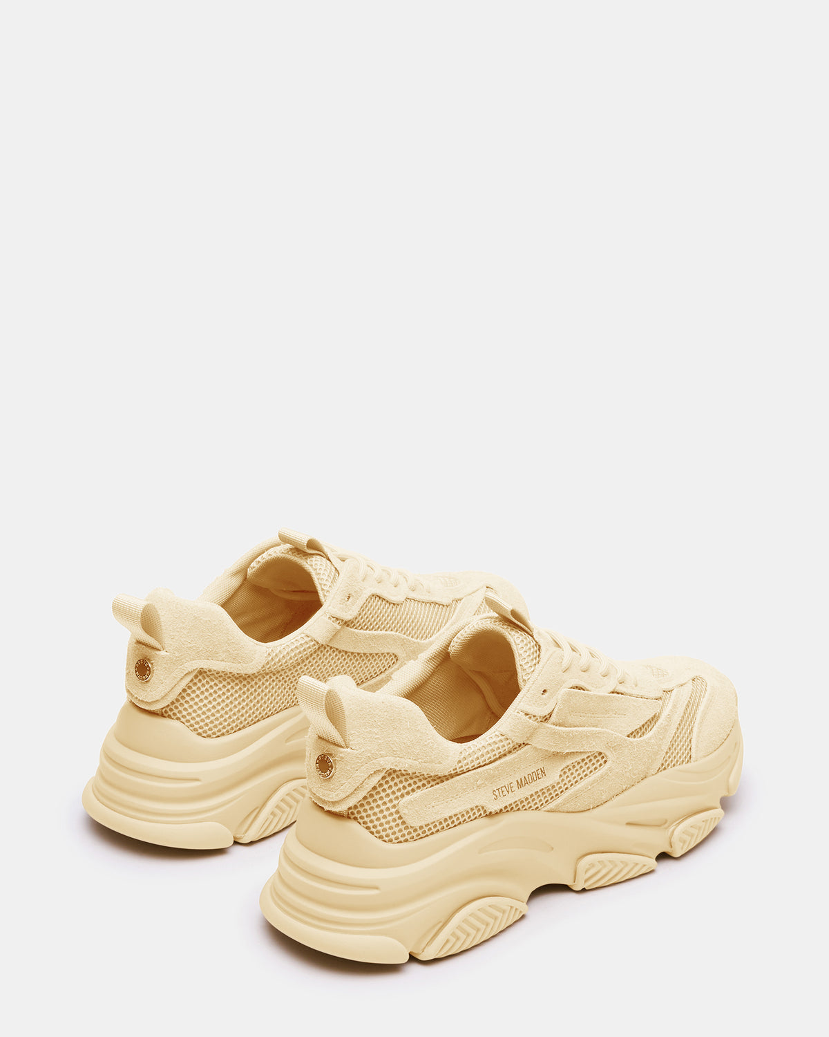 POSSESS Taupe Suede Low-Top Lace-Up Men's Sneaker | Steve Madden Quality