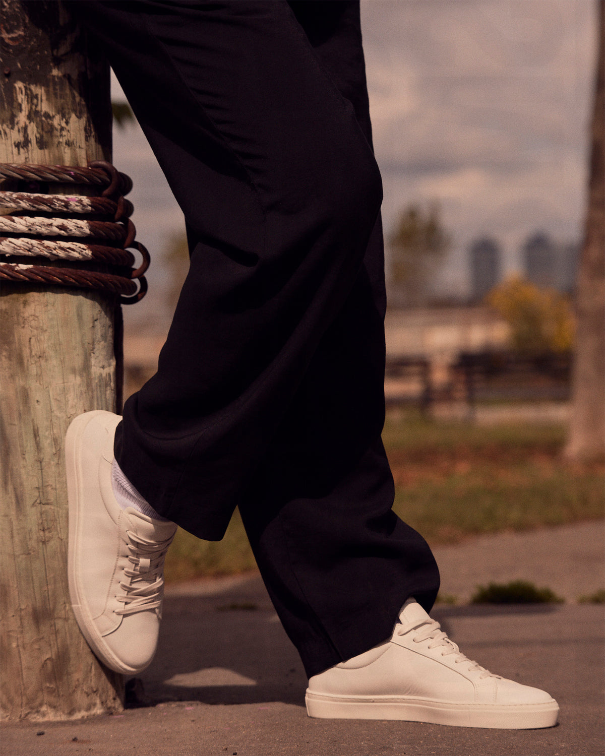 BONDD White Leather Low-Top Men's Sneaker | Steve Madden Best Price