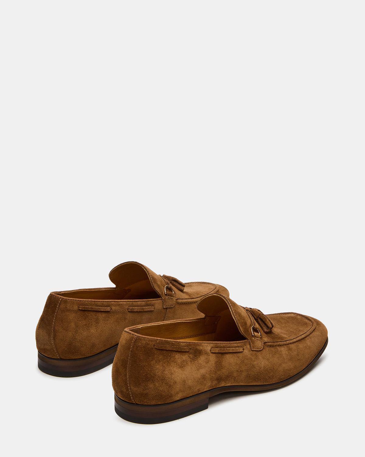 LOGAN Cognac Suede Tassel Slip-On Men's Loafer | Steve Madden Latest