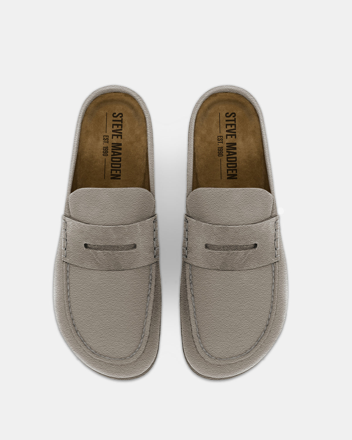 WYATT Taupe Suede Slip-On Clog Men's Casual | Steve Madden Featured