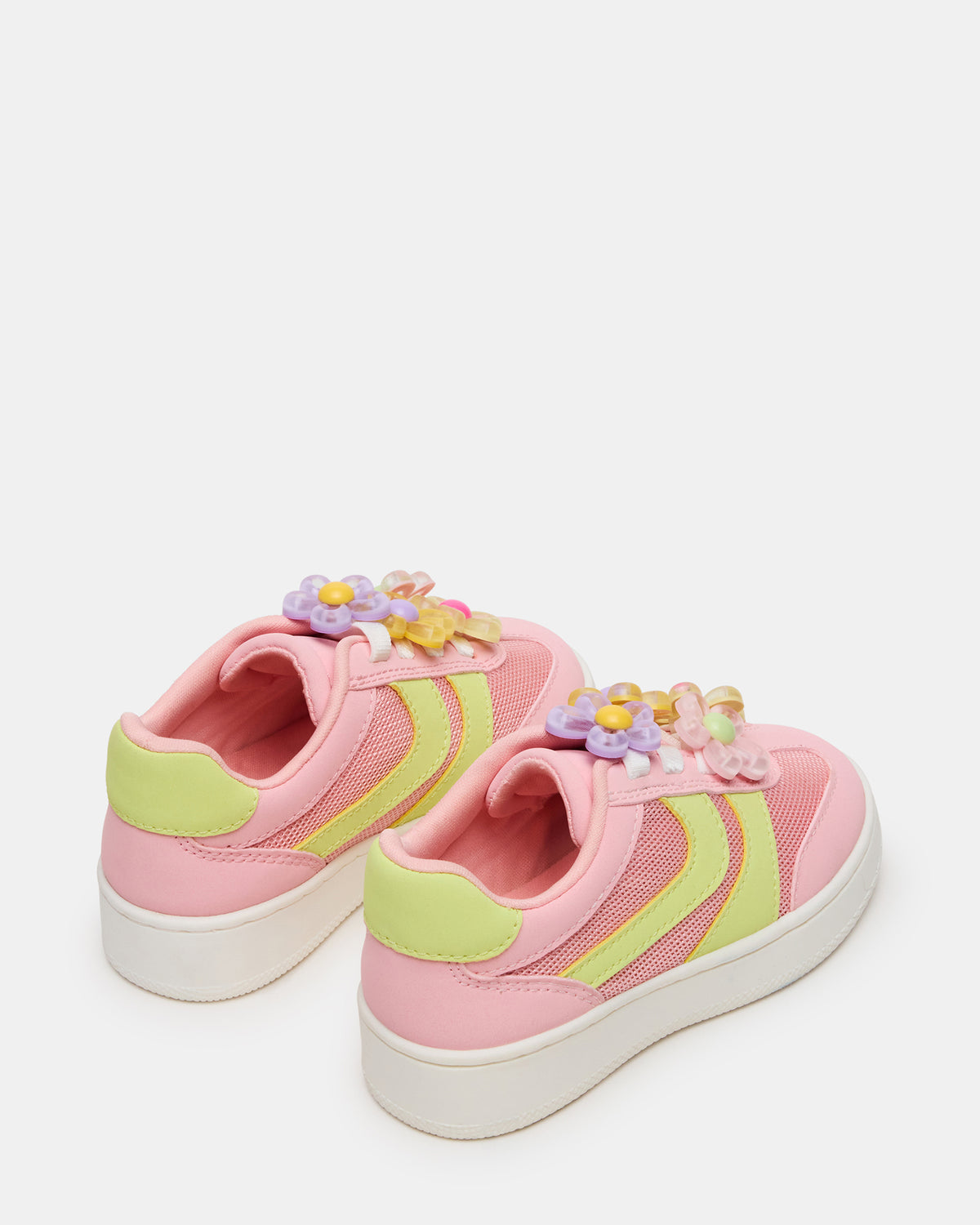 Toddlers' JERSEY Lime/Pink Low-Top Platform Girls' Sneaker | Steve Madden Smart Buy