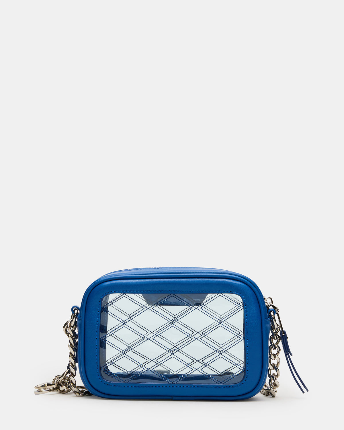 JELLY Bag Blue Clear Camera Crossbody Handbag | Steve Madden Quality