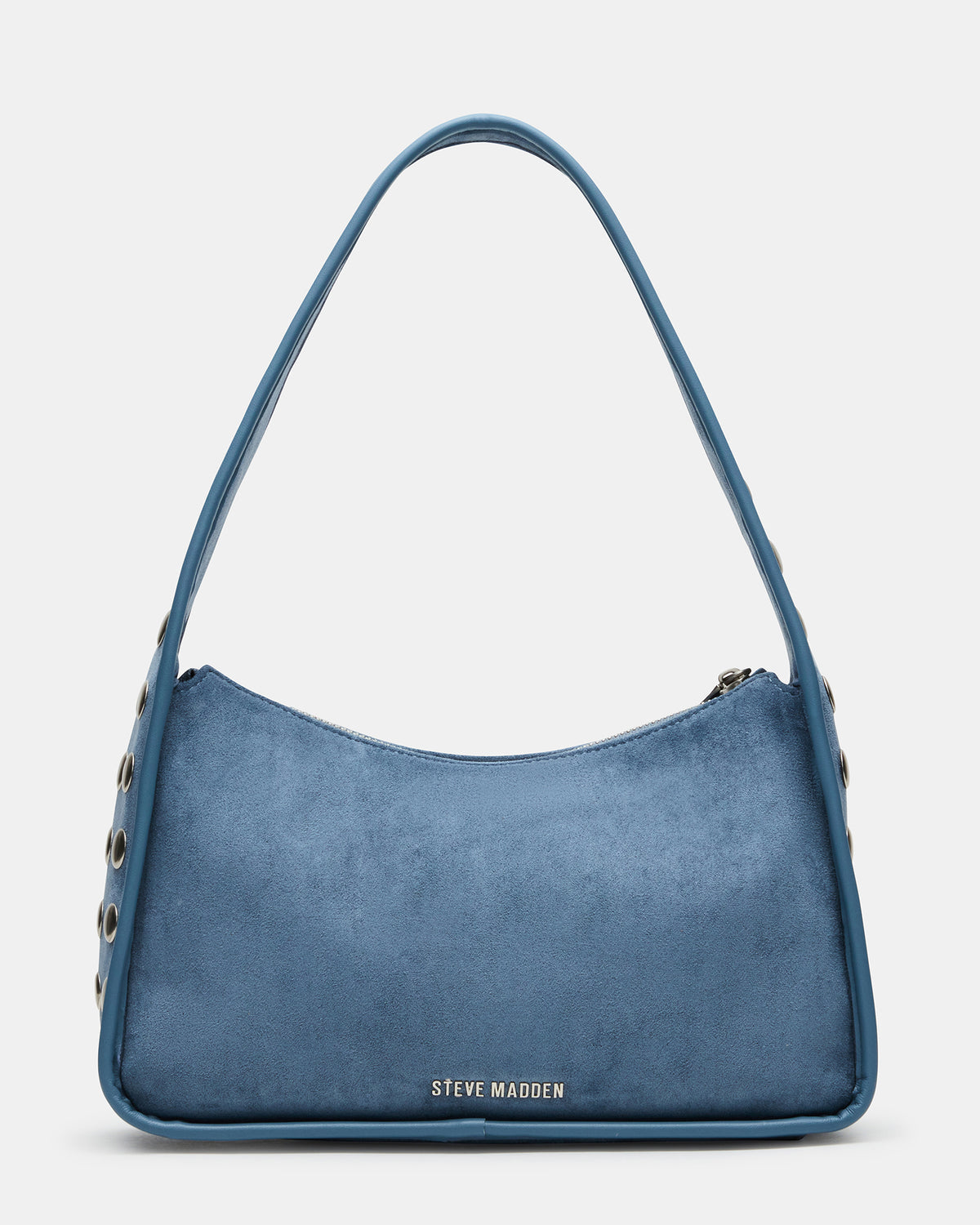 CHEYANN Bag Light Blue Hobo Dome-Studded Shoulder Strap Women's Handbag | Steve Madden Trusted