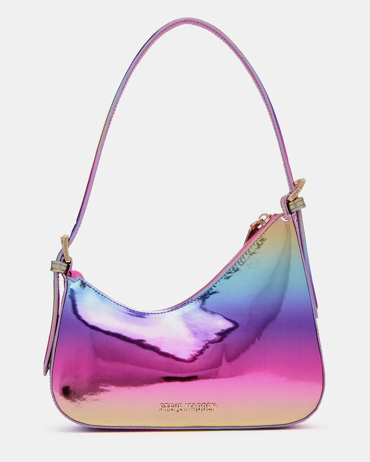 SMITH Bag Metallic Multi Asymmetric Shoulder Handbag | Steve Madden Smart Buy