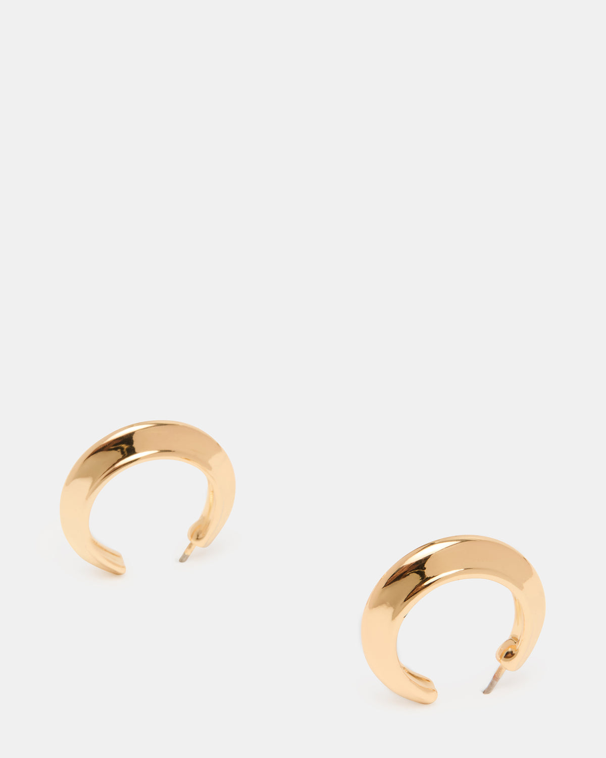 SMALL HOOP EARRINGS GOLD Women's Chubby Small Hoop Earrings | Steve Madden Signature