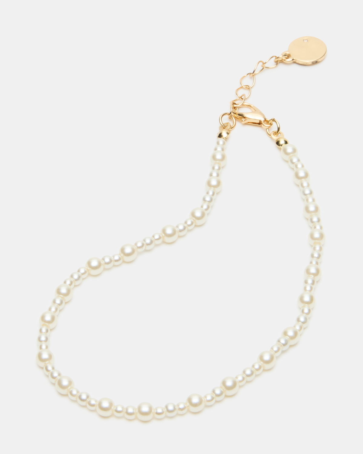 2-PIECE PEARL CHAIN ANKLET SET Women's Embellished Chain Anklet set | Steve Madden Deals