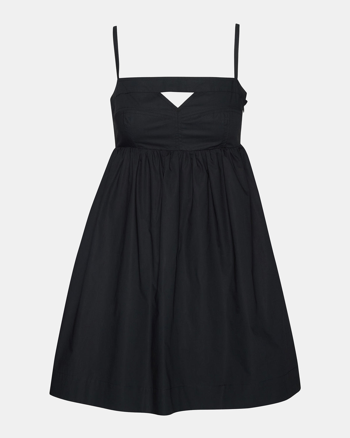 MEADOW Black Mini Cut-Out Flowy Dress | Steve Madden Essential