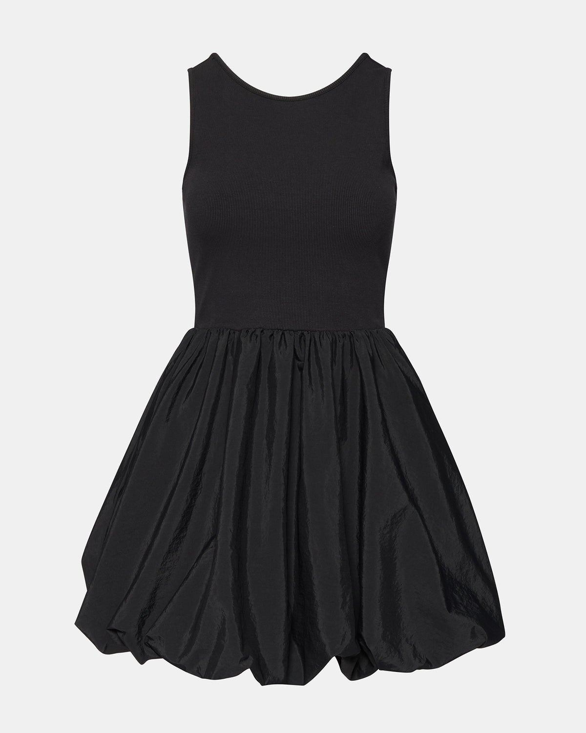 PALERMO Black Women's Mini Bubble-Hem Dress | Steve Madden Exclusive