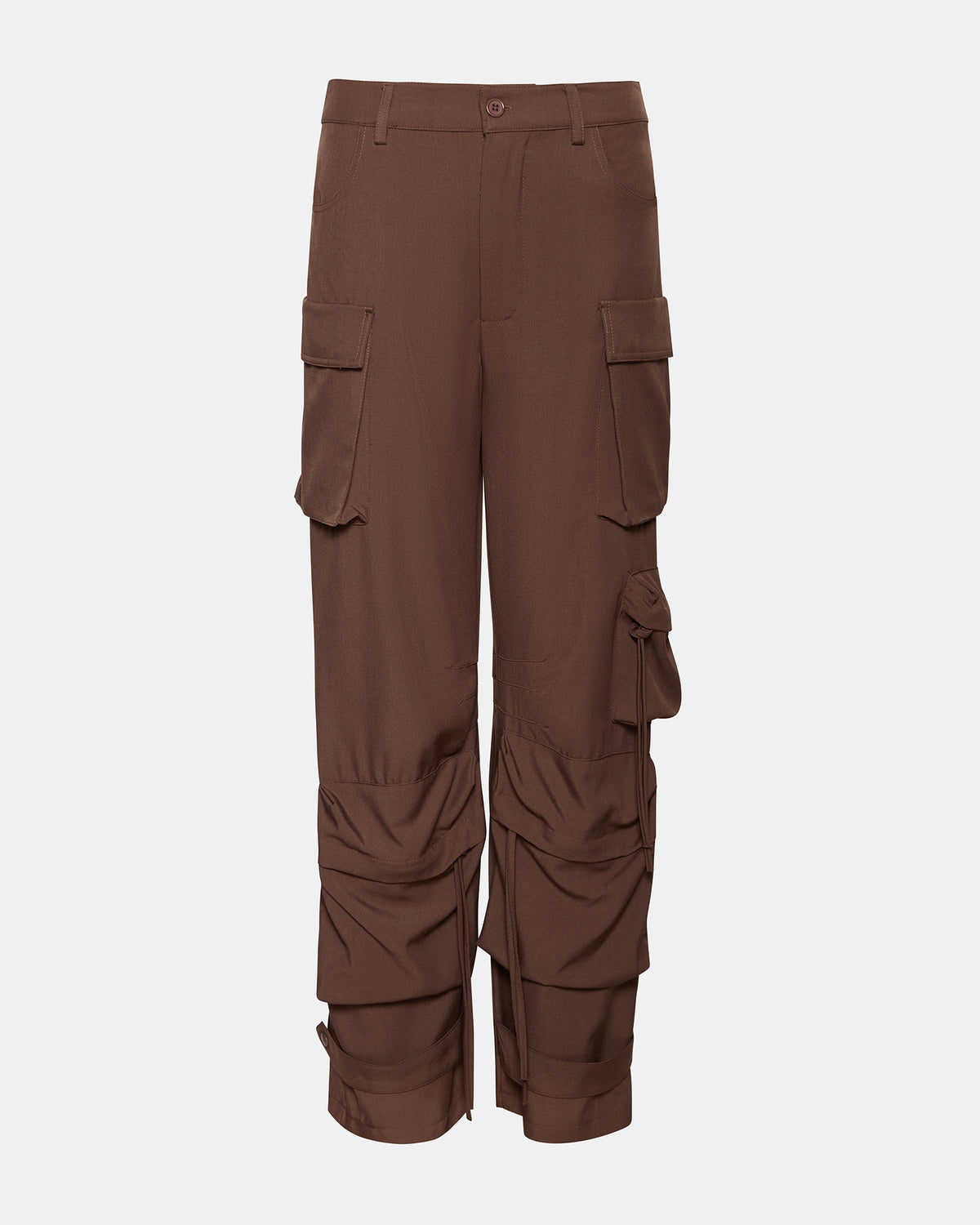 DUO Chocolate Women's Utility Cargo Pants | Steve Madden Recommended