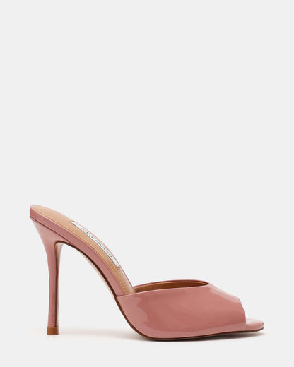 PRIYA Dark Blush Patent Mule Women's Heel | Steve Madden Special Offer