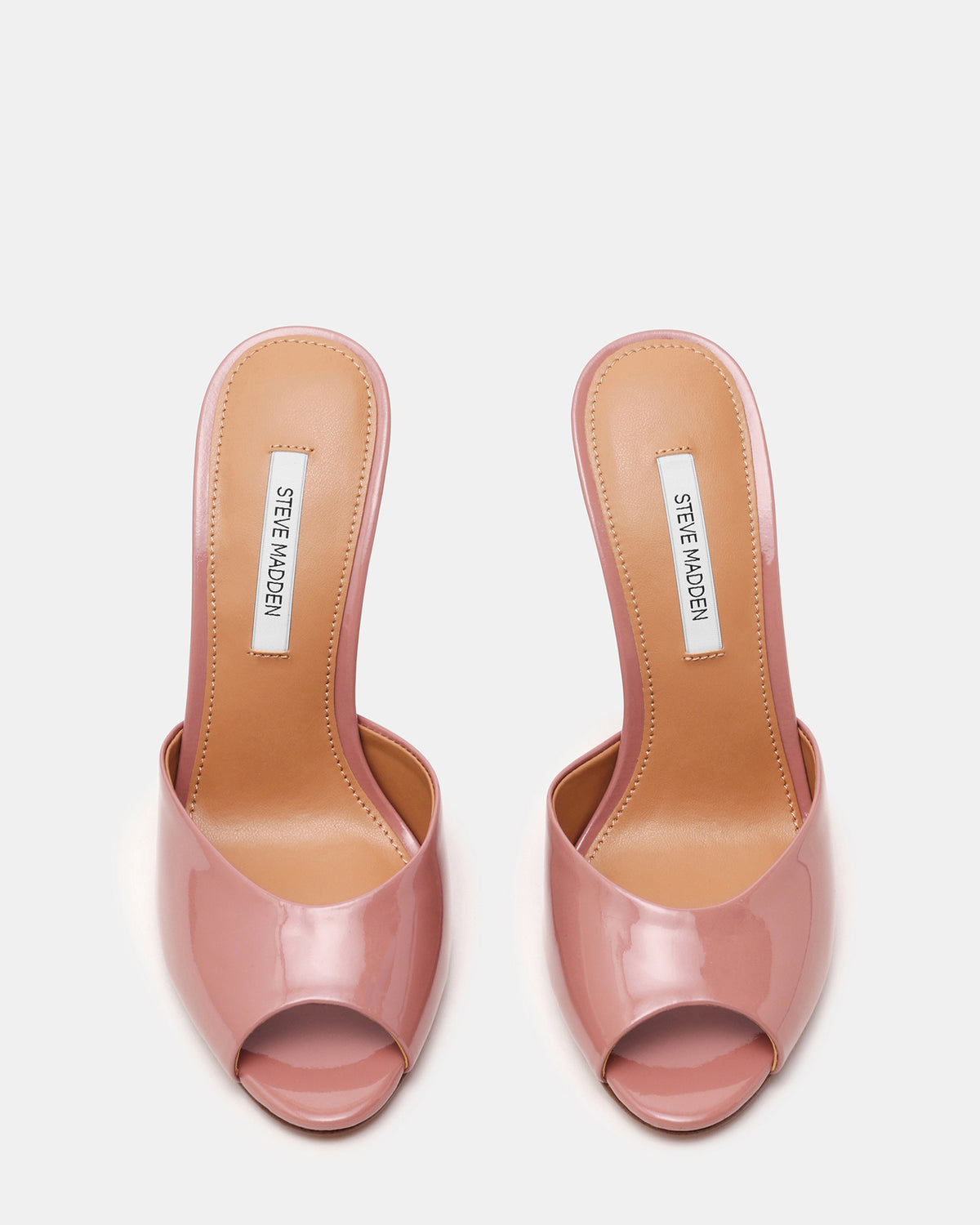 PRIYA Dark Blush Patent Mule Women's Heel | Steve Madden Special Offer