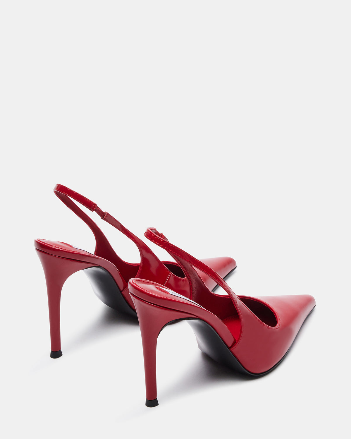 REYES Red Slingback Stiletto Pointed-Toe Pump Women's Heel | Steve Madden Latest