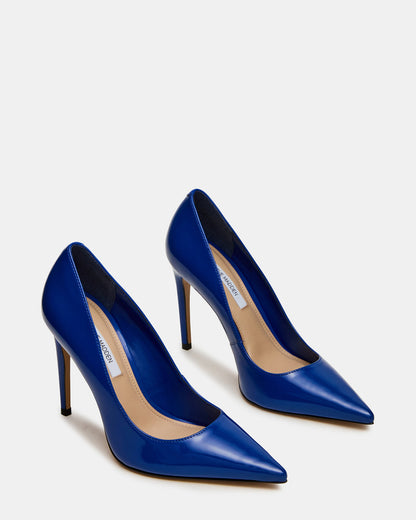 NOIR Cobalt Pointed-Toe Stiletto Pump Women's Heels | Steve Madden Classic