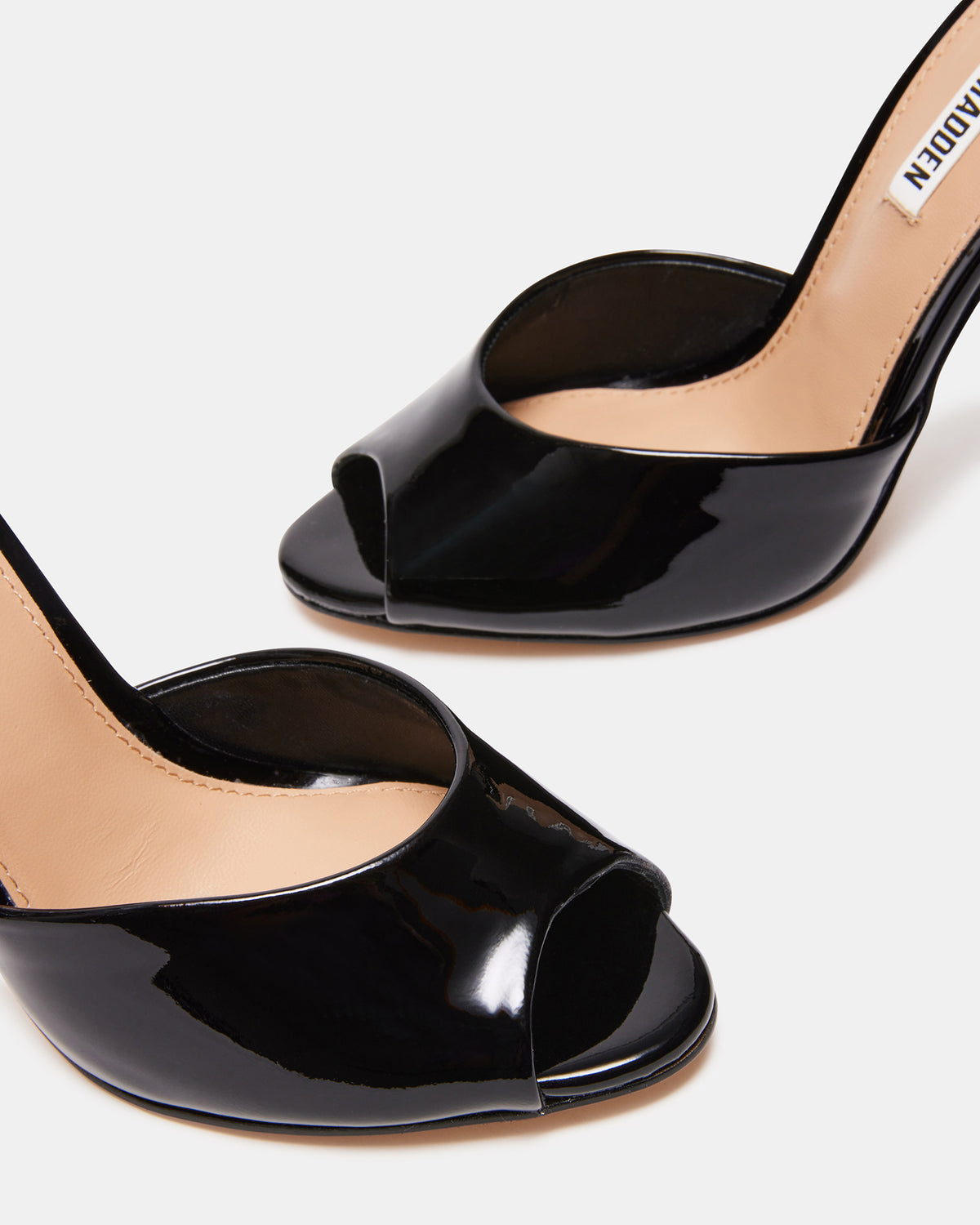 PRIYA Black Patent Women's Mule | Steve Madden Quality