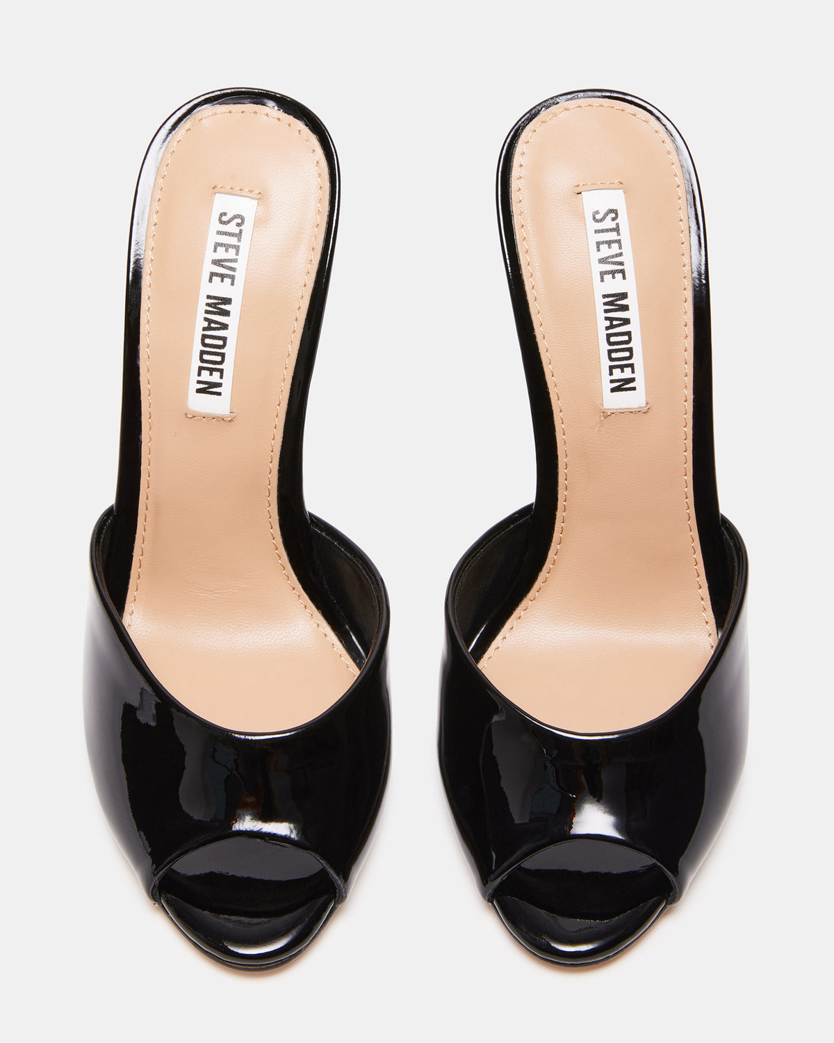 PRIYA Black Patent Women's Mule | Steve Madden Quality