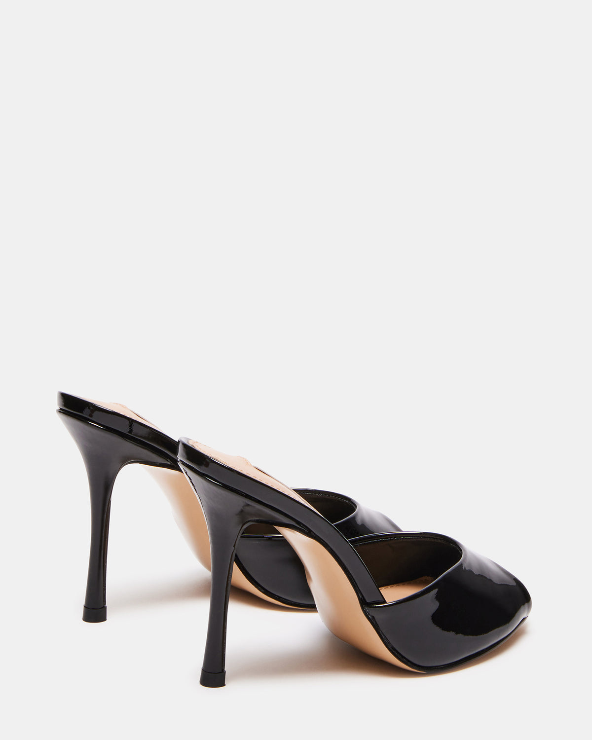PRIYA Black Patent Women's Mule | Steve Madden Quality