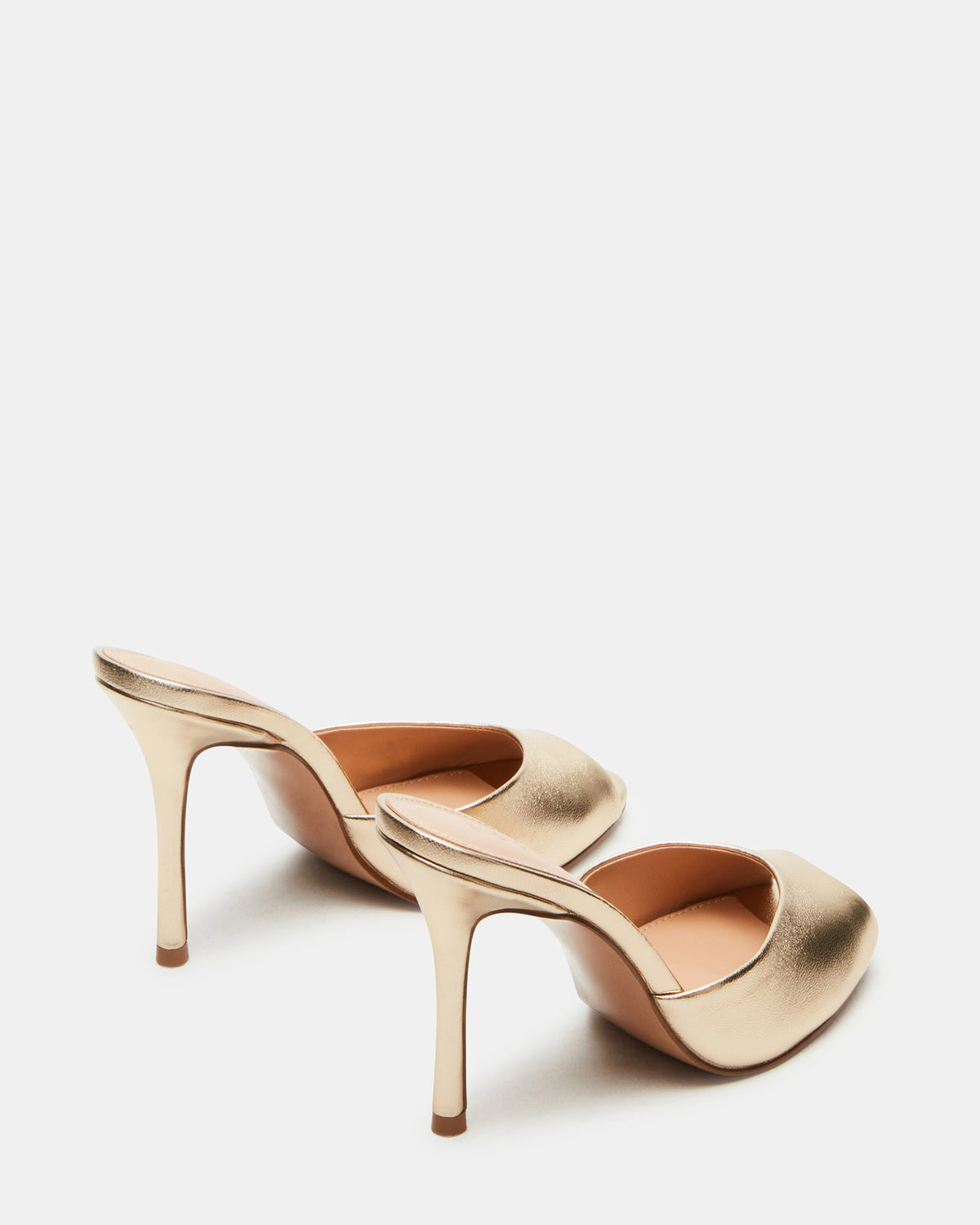 PRIYA Gold Leather Women's Mule | Steve Madden Best Seller