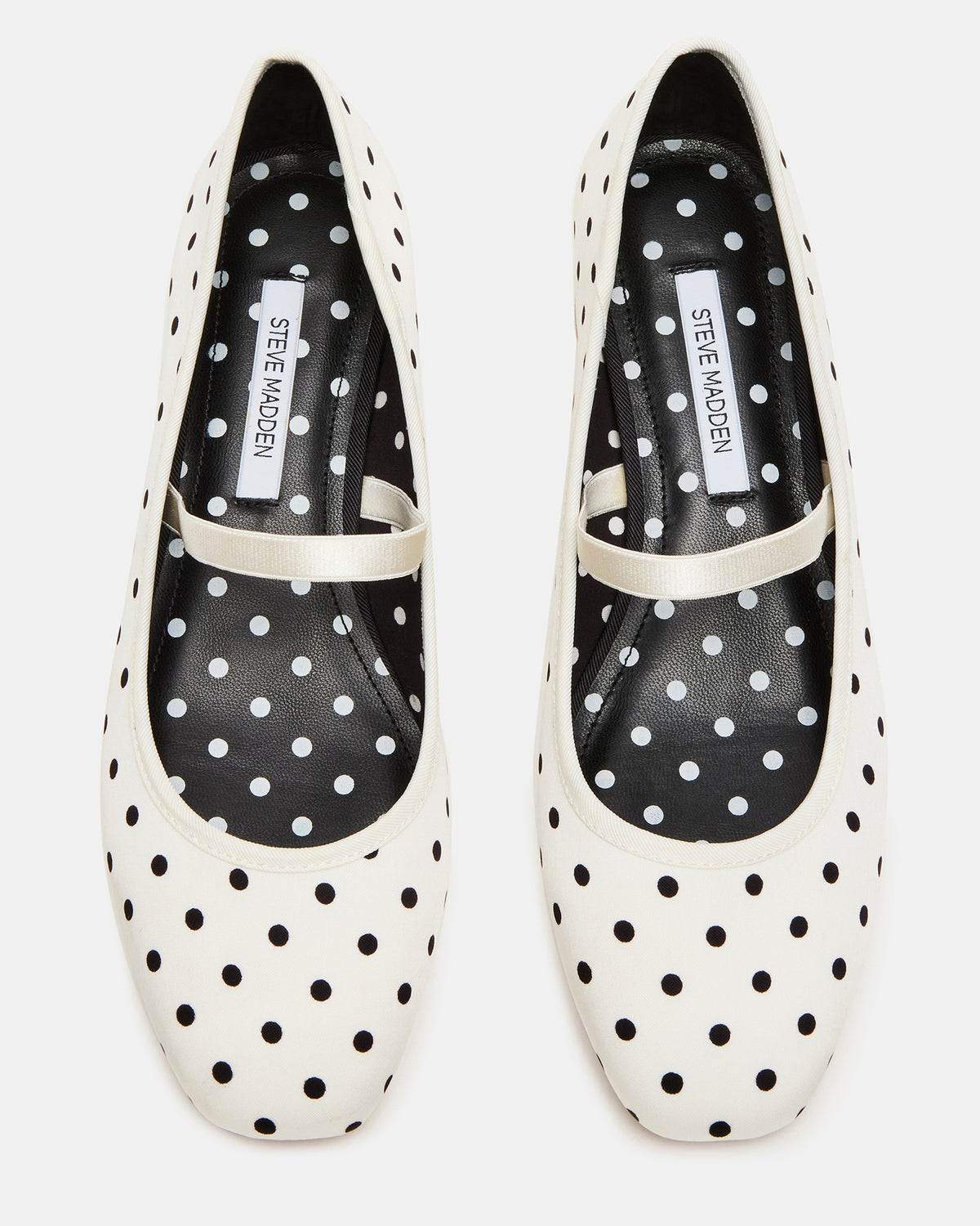 MURAL Polka Dot Mary Jane Block Heel Square-Toe Women's Heel | Steve Madden Customer Favorite
