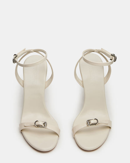 FOXX Bone Patent Strappy Stiletto Open-Toe Women's Heel | Steve Madden Essential